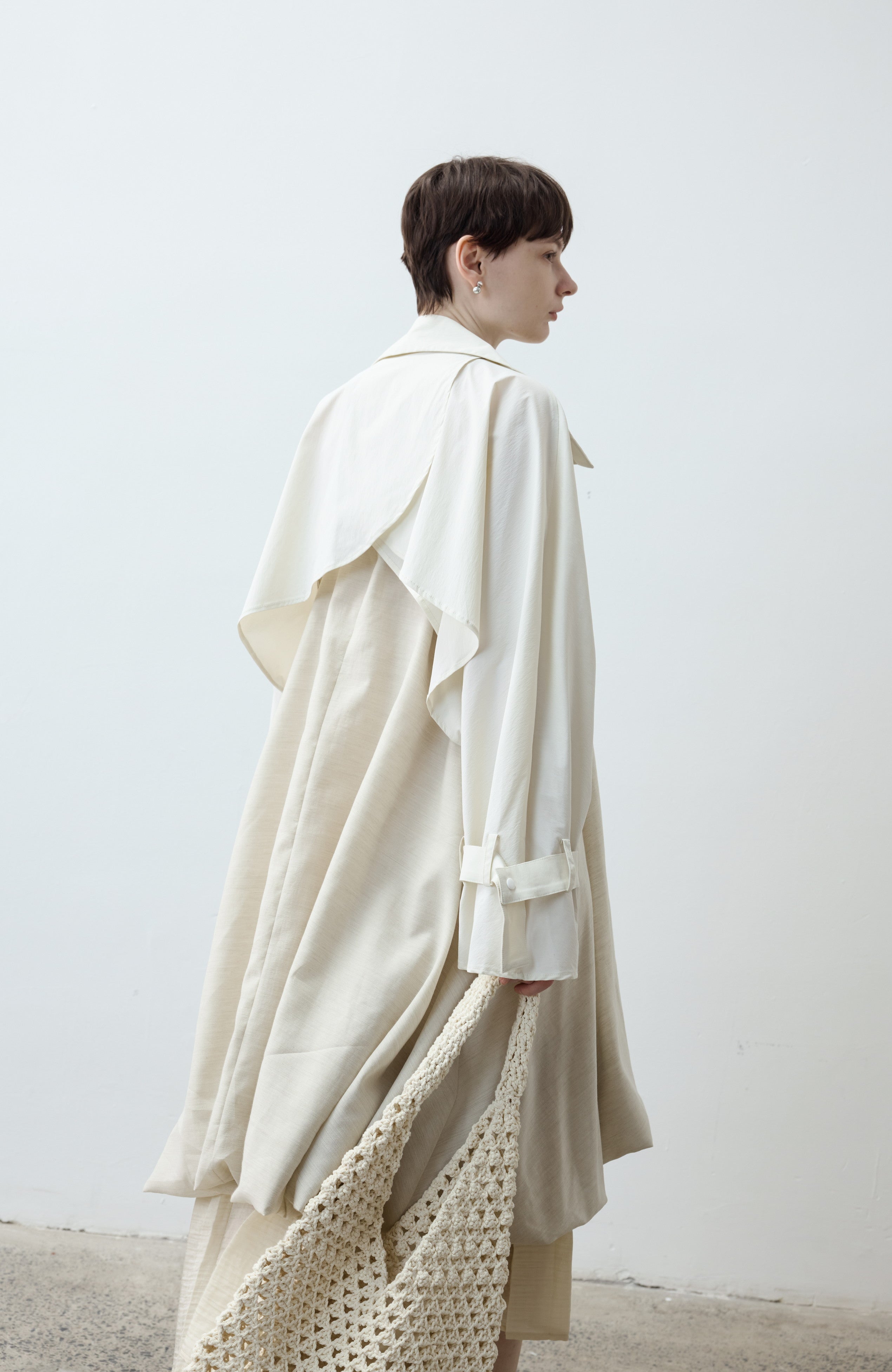 PLEATED LAYERED BALLOON DRESS