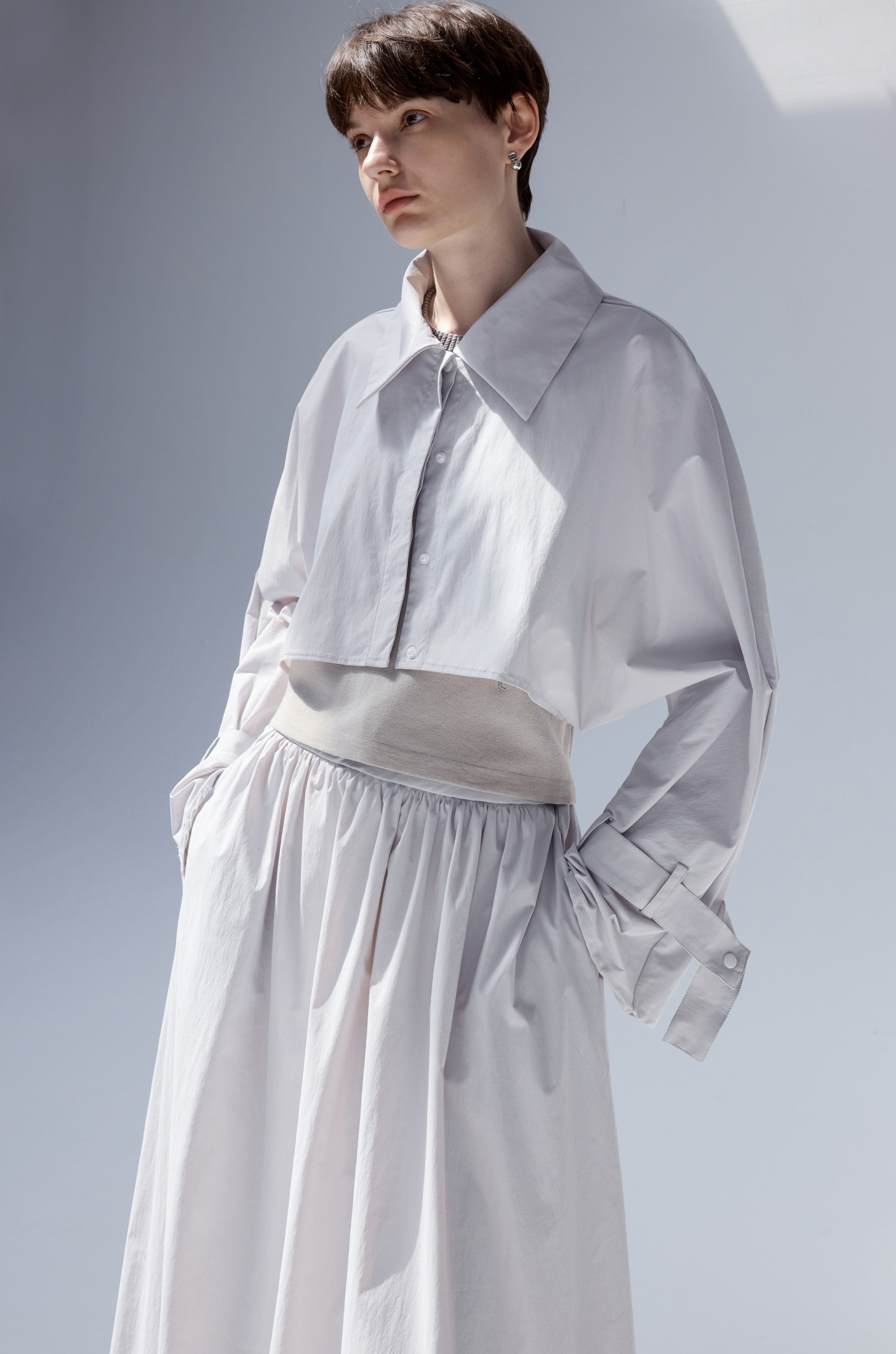 UV CUT SHORT LAYER SHIRT / UVカットショートレイヤーシャツ
