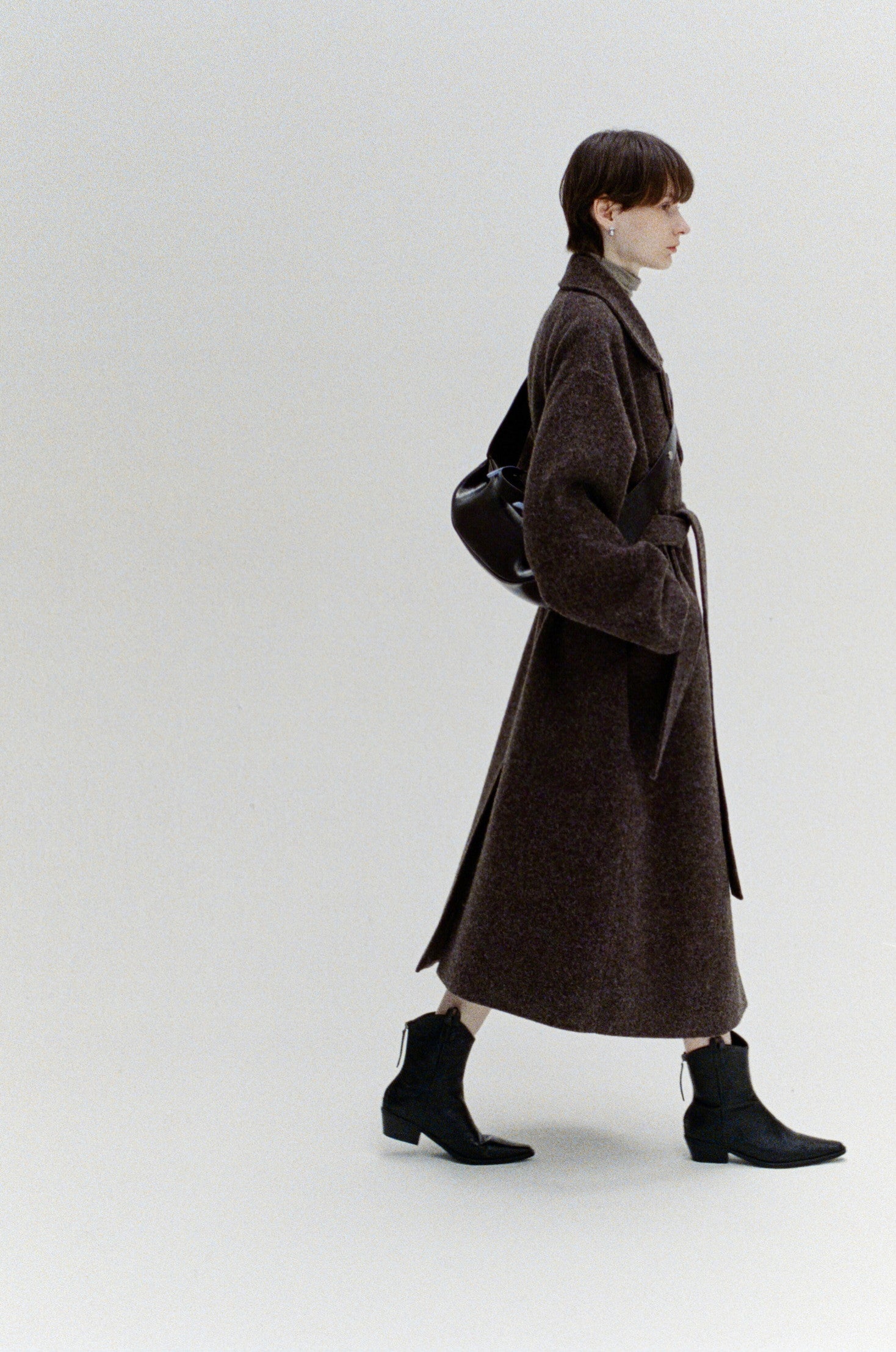 DUSTY LAPEL WOOL COAT