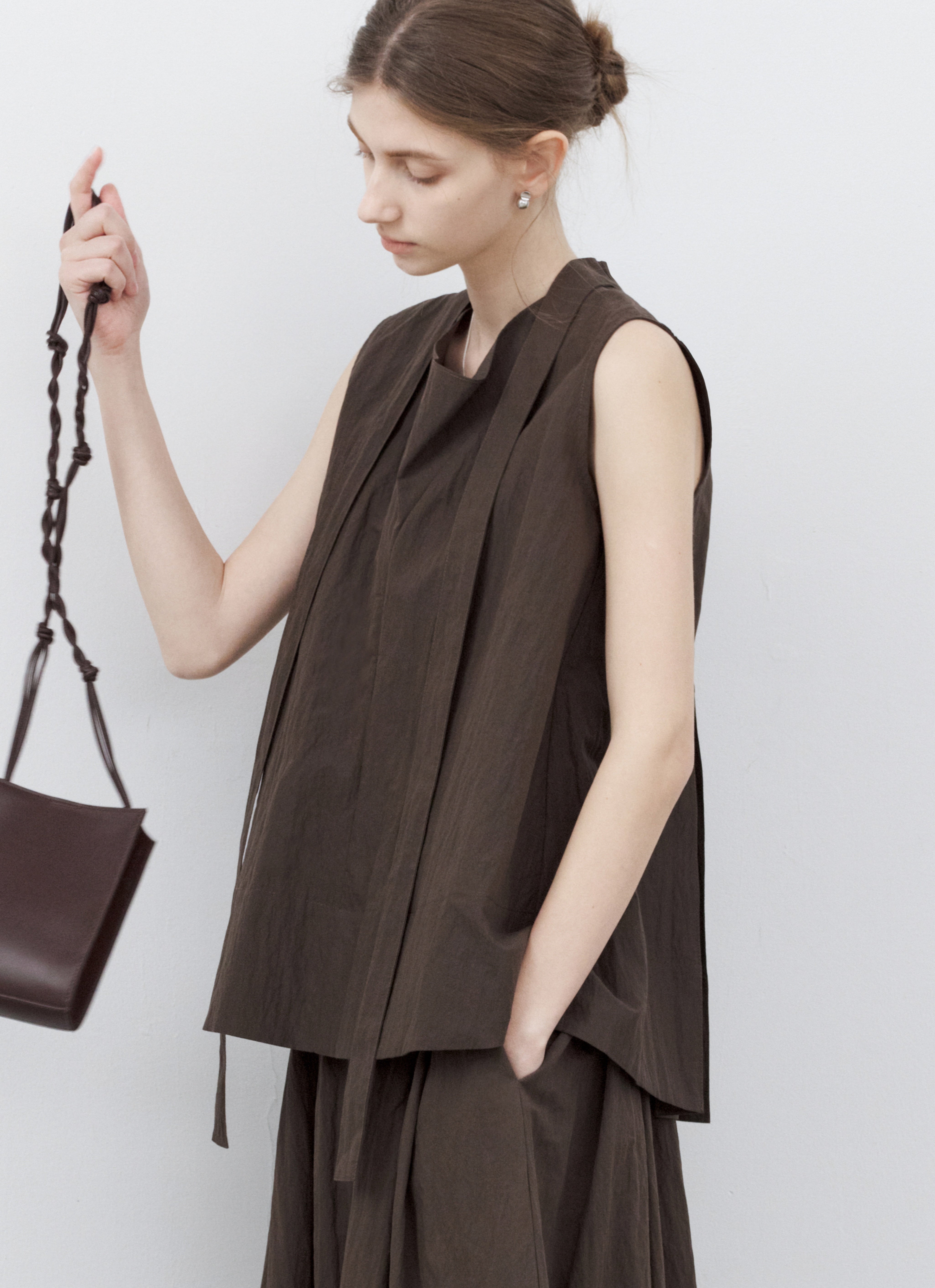 clastellar ボリュームブラウス　Brown volume blouse – ClaSTEllaR
