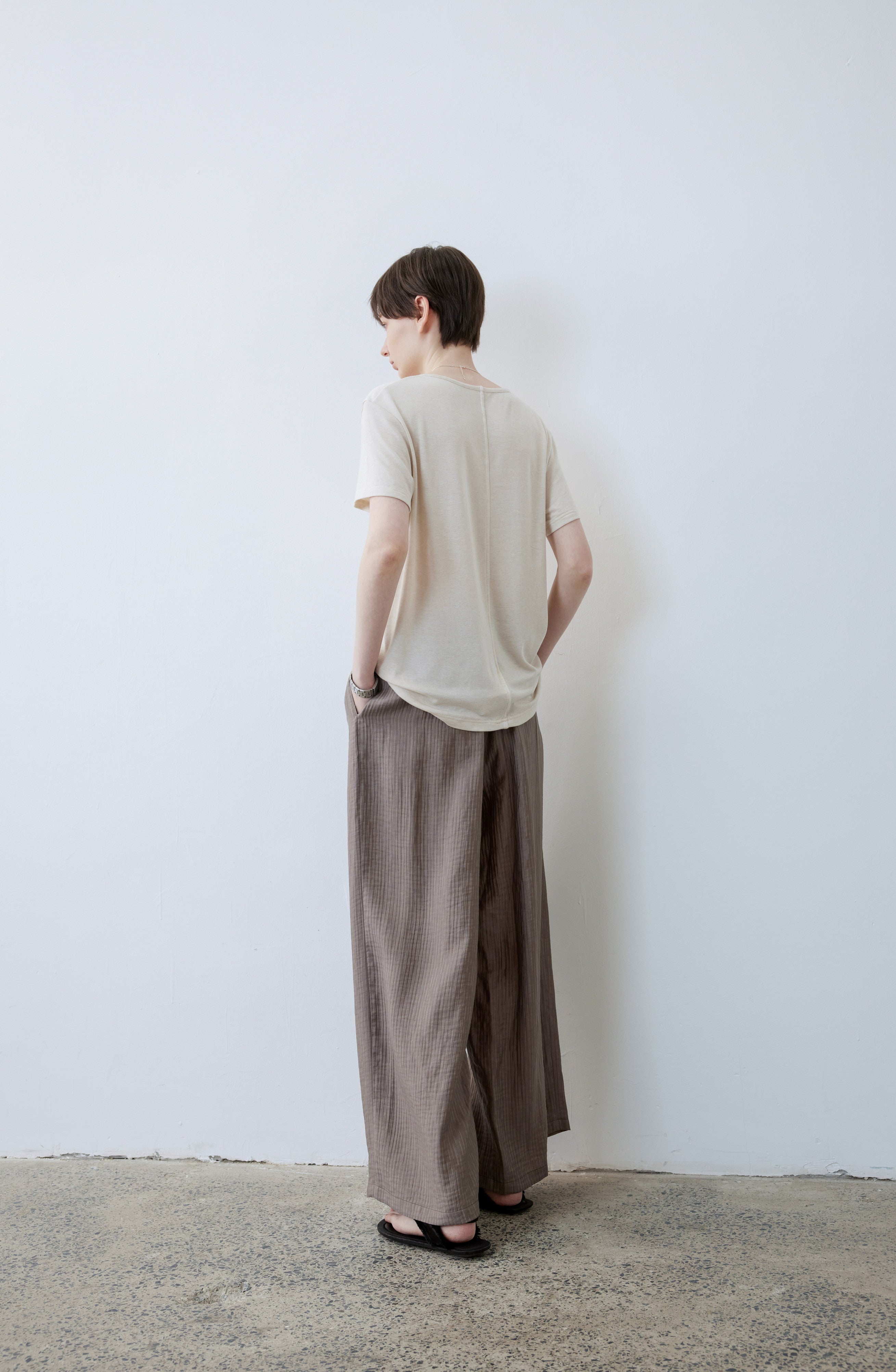 SMOOTH AIRY LOOSE PANTS