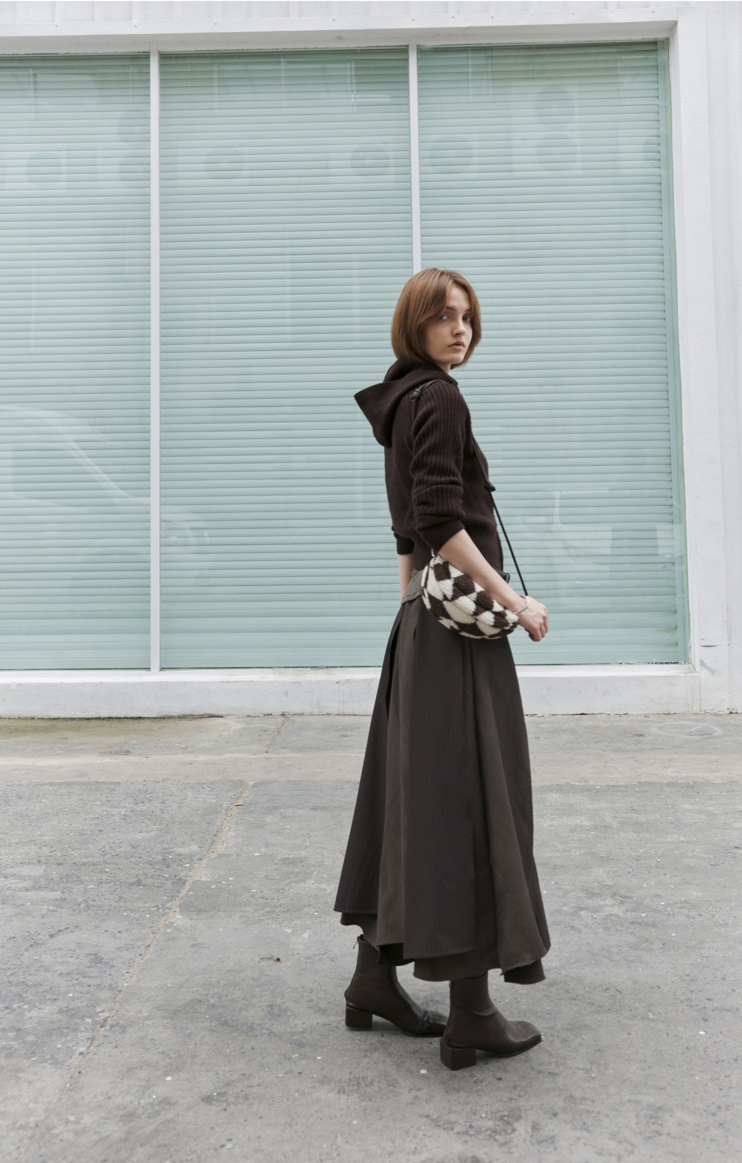 ZIP FIT WOOL CARDIGAN / ジップフィットウールカーディガン