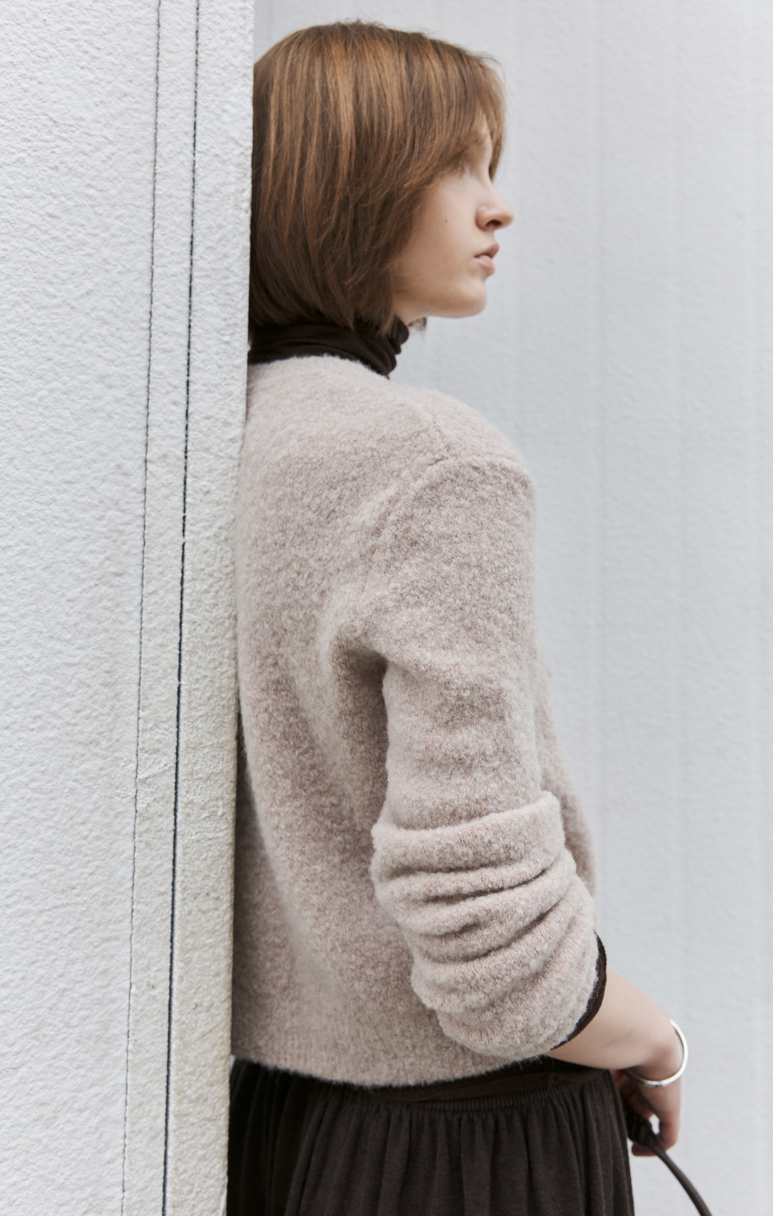 TASSEL PONY JACQUARD SWEATER / タッセルポニージャガードセーター