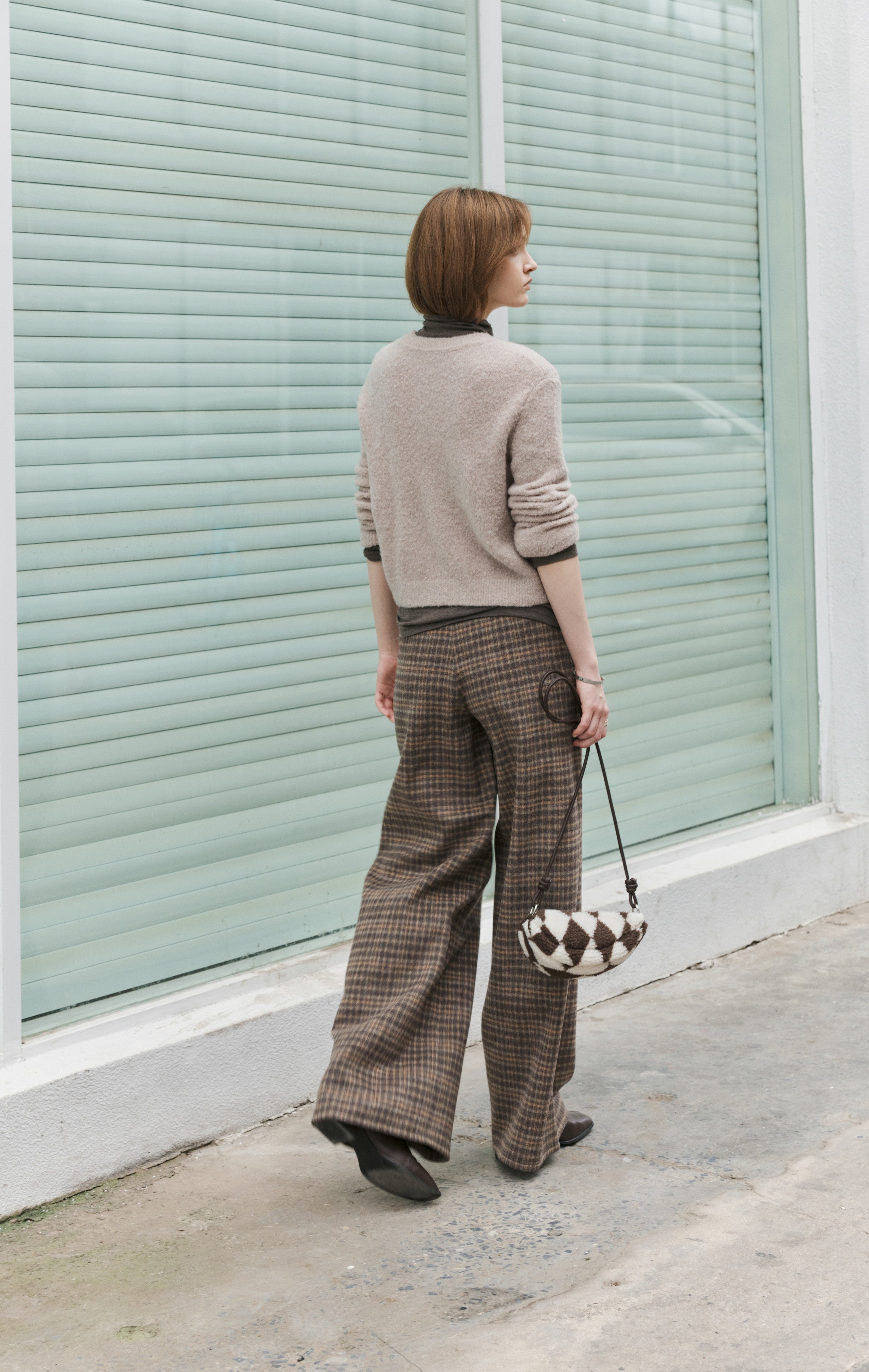 TASSEL PONY JACQUARD SWEATER / タッセルポニージャガードセーター