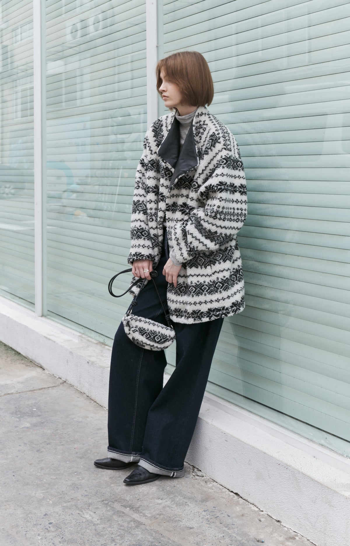 FAIR ISLE BOA BAG