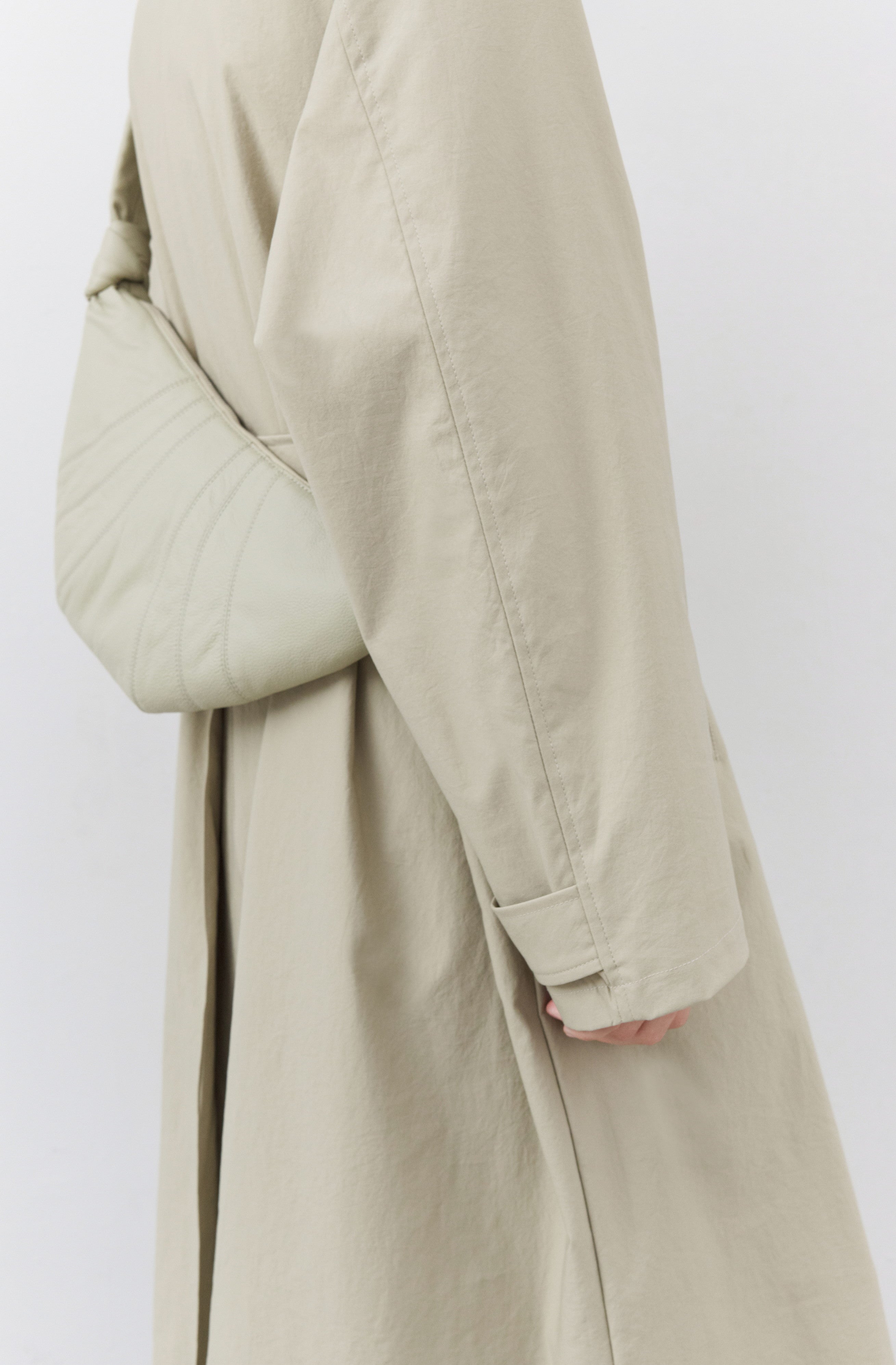 NATURAL CLASSICAL LONG TRENCH