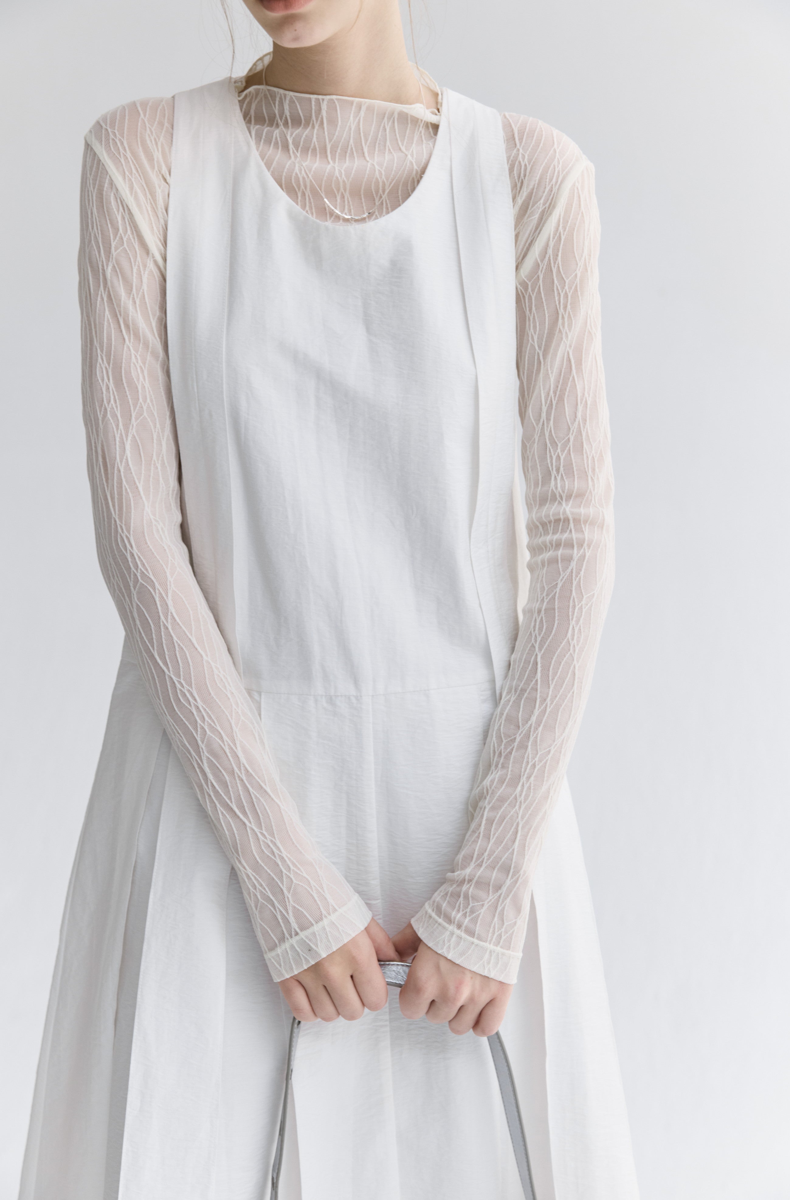 PLEATED SENSE NATURAL DRESS / プリーツセンスナチュラルワンピース