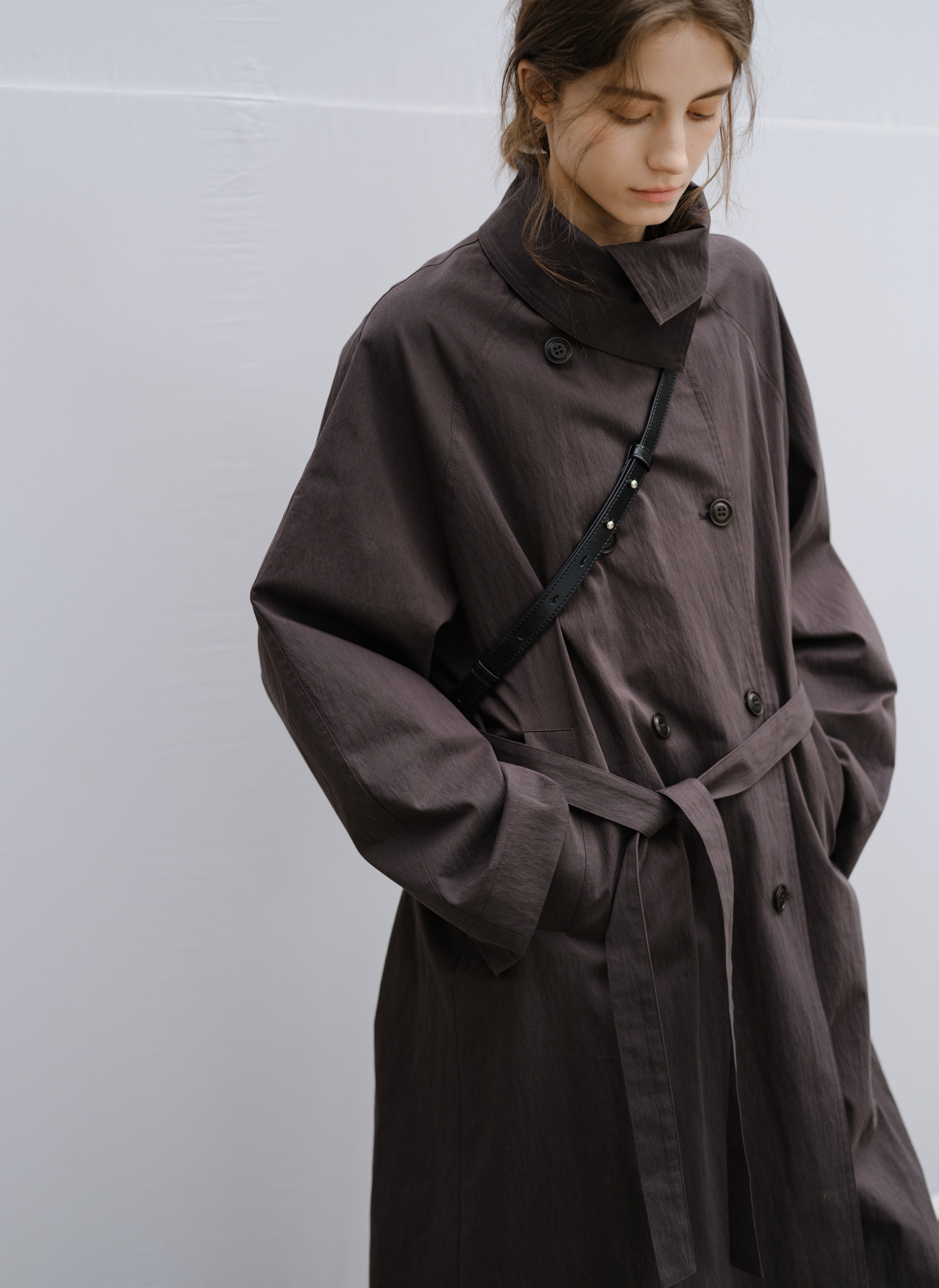 NATURAL COLOR LONG TRENCH / ナチュラルカラーロングトレンチ
