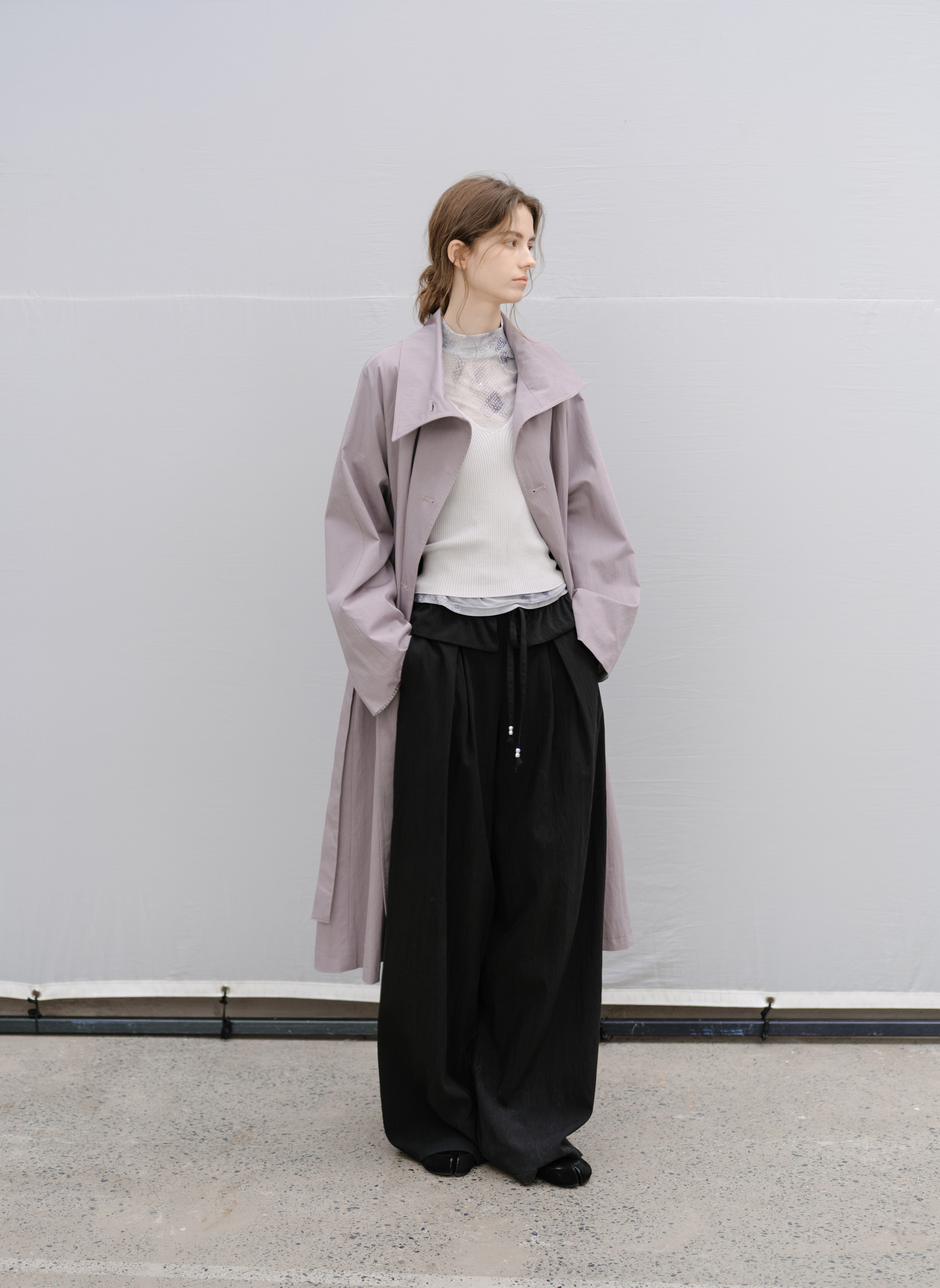 NATURAL COLOR LONG TRENCH / ナチュラルカラーロングトレンチ