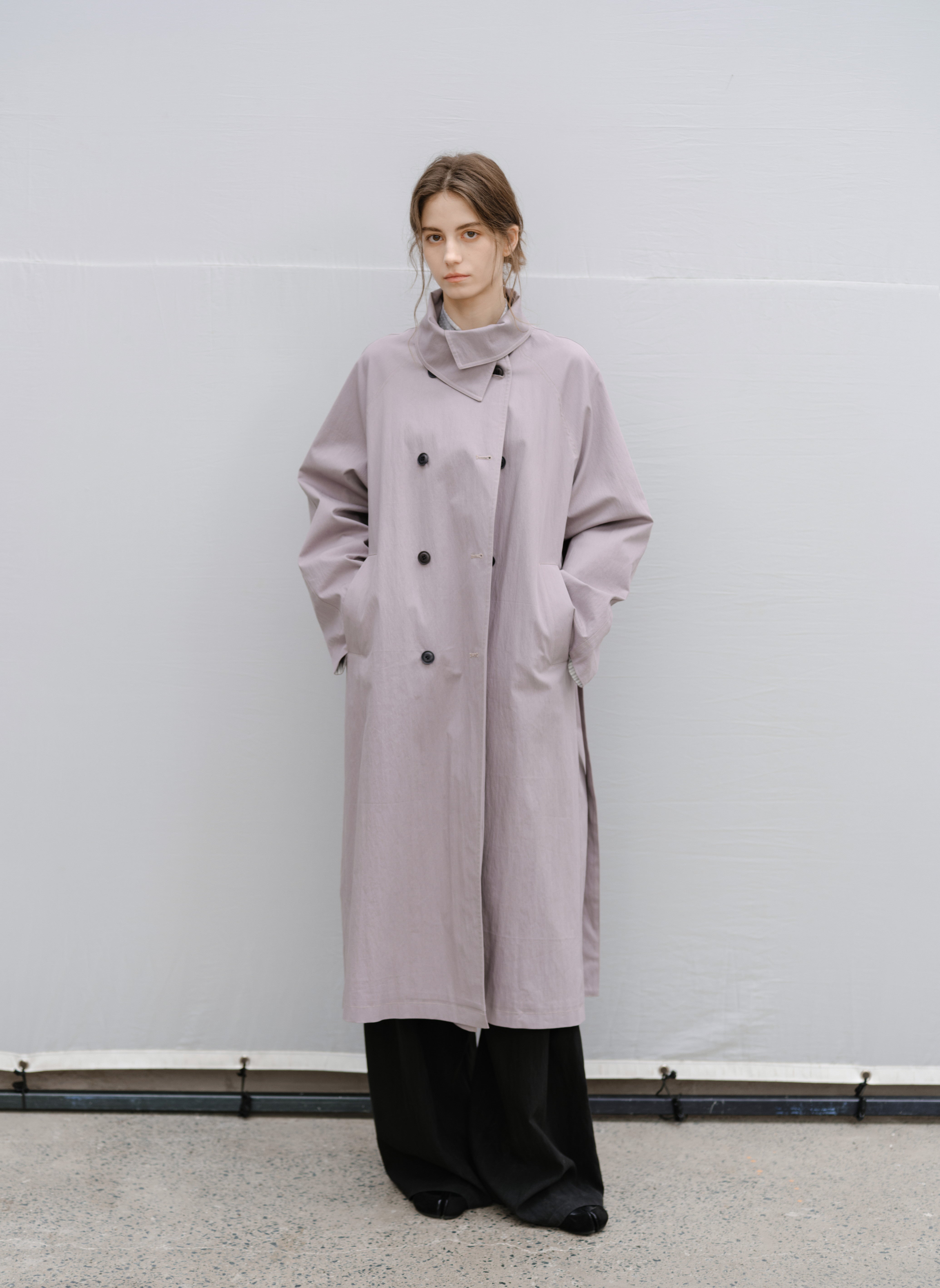 NATURAL COLOR LONG TRENCH / ナチュラルカラーロングトレンチ