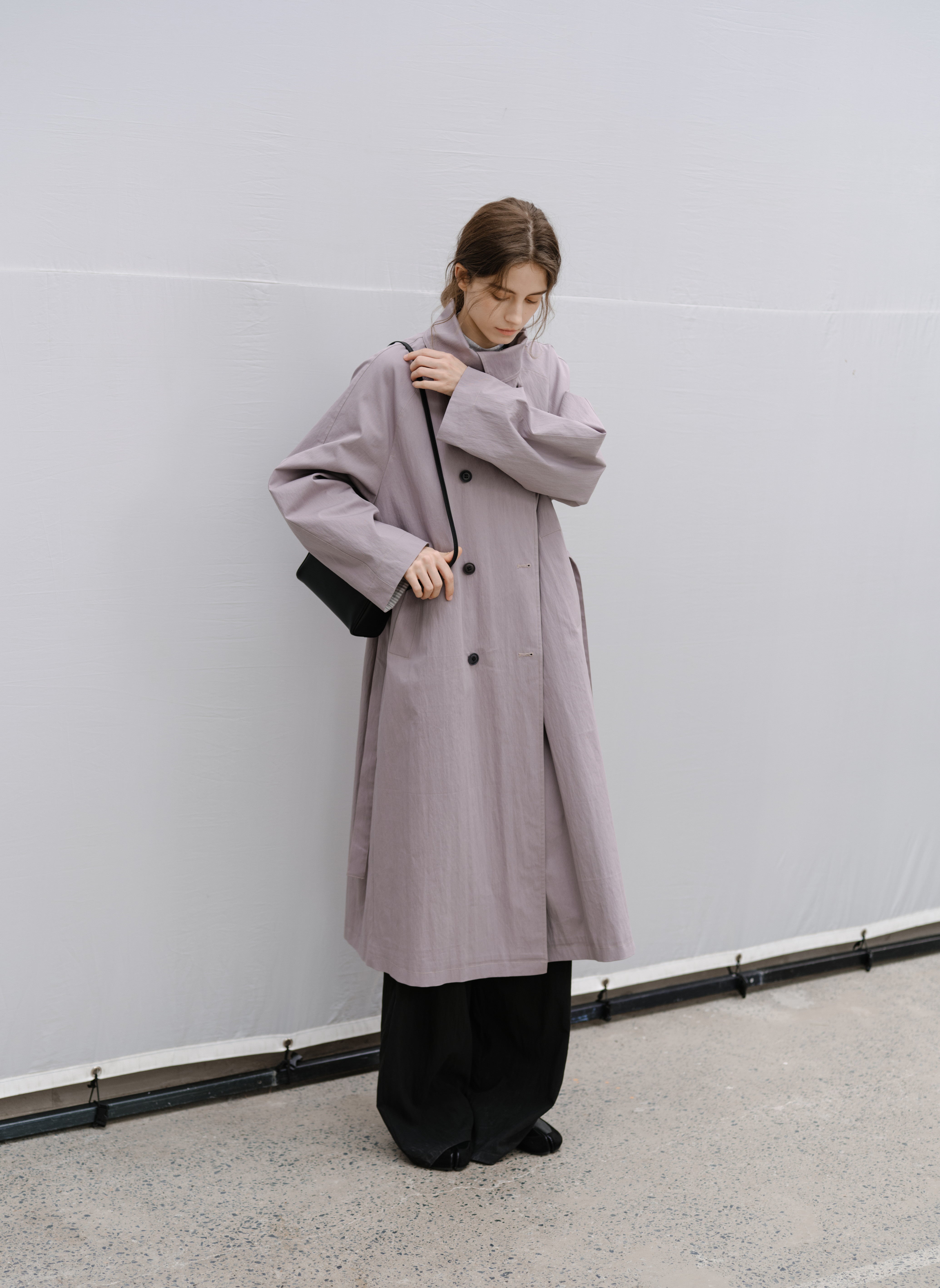 NATURAL COLOR LONG TRENCH / ナチュラルカラーロングトレンチ