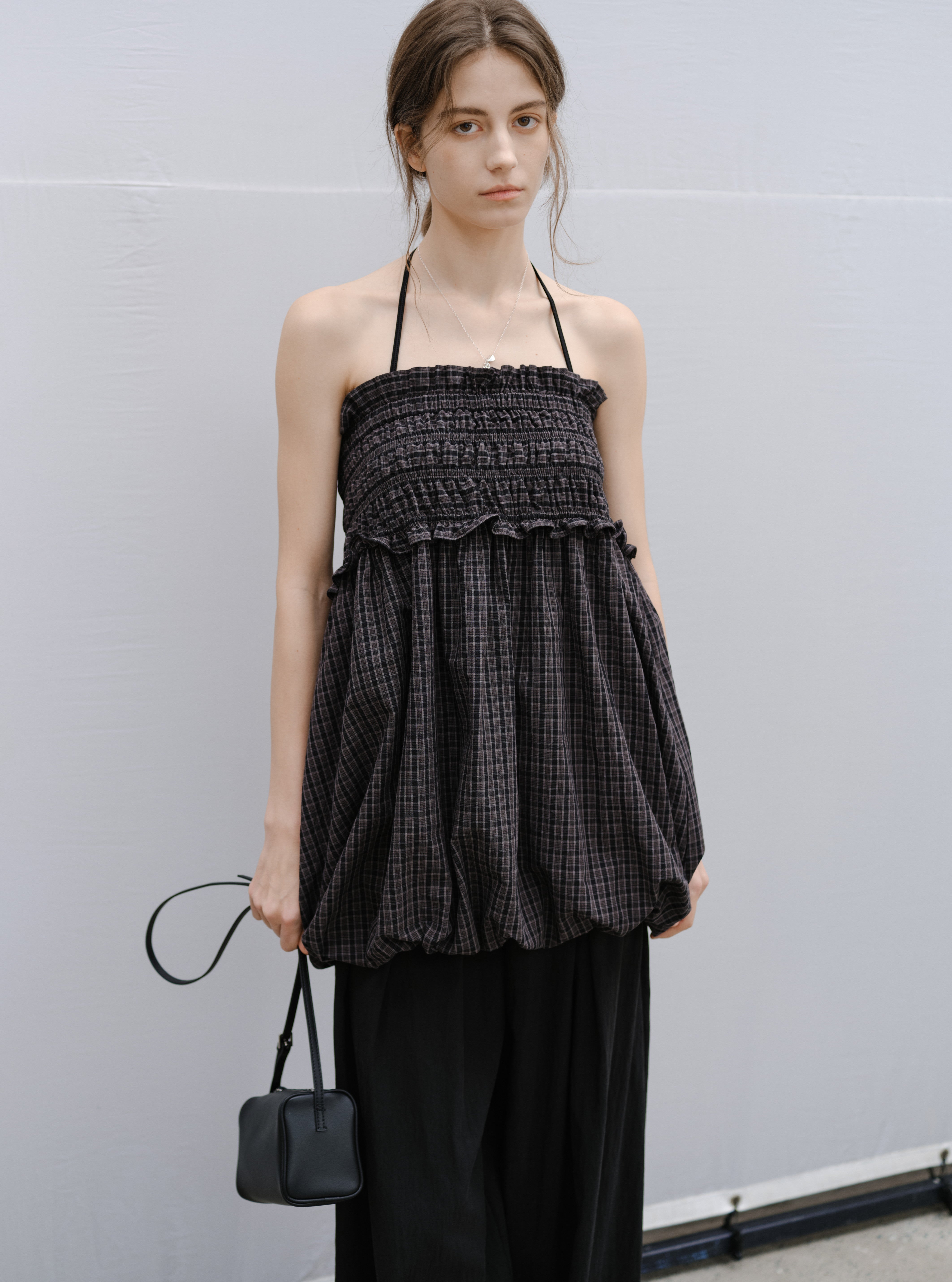 2WAY PLAID BLOUSE×SKIRT / 2WAYチェックブラウス×スカート