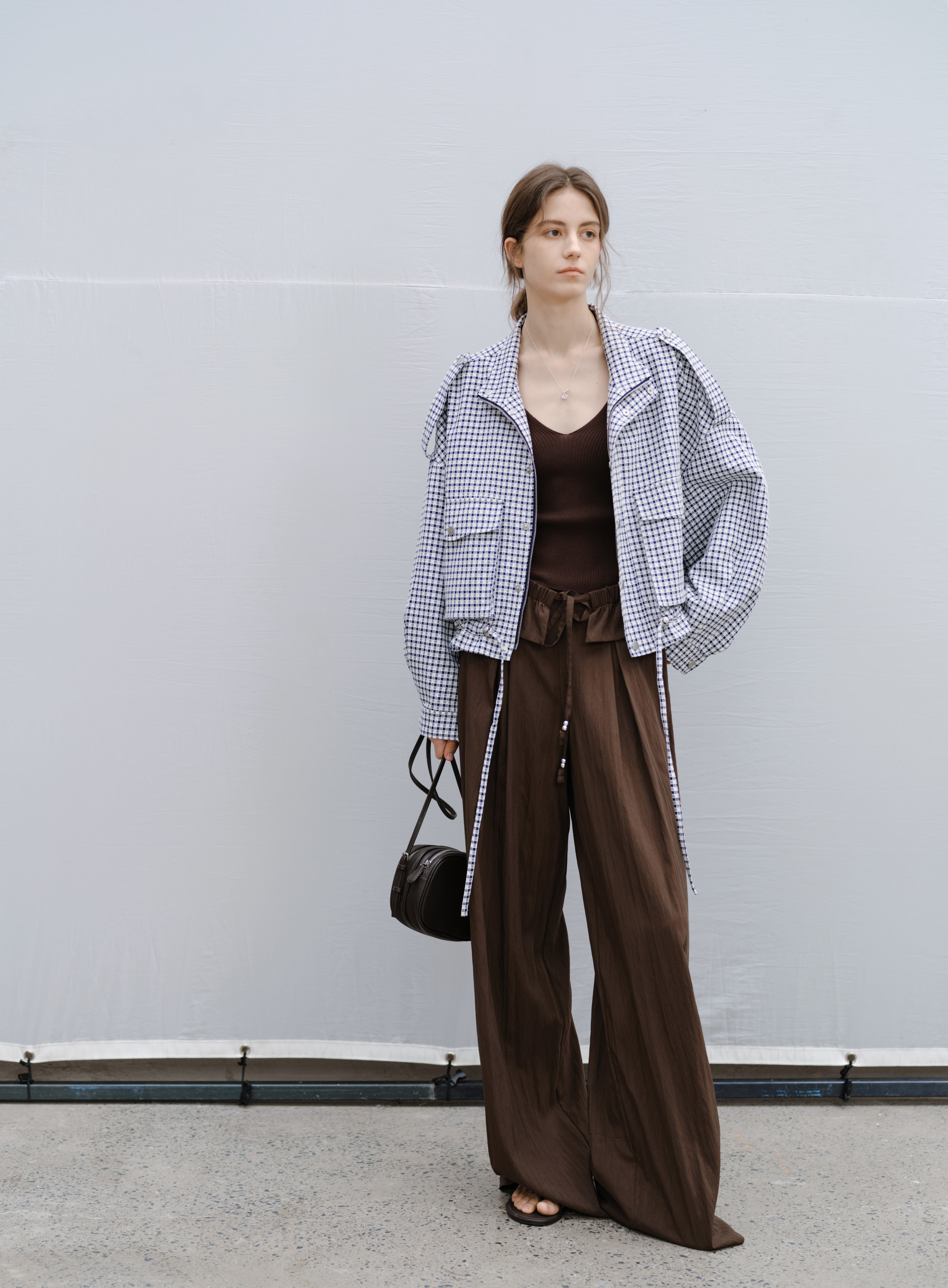 PLEATS WAIST DRAPE PANTS / 플리츠 웨스트 드레이프 팬츠