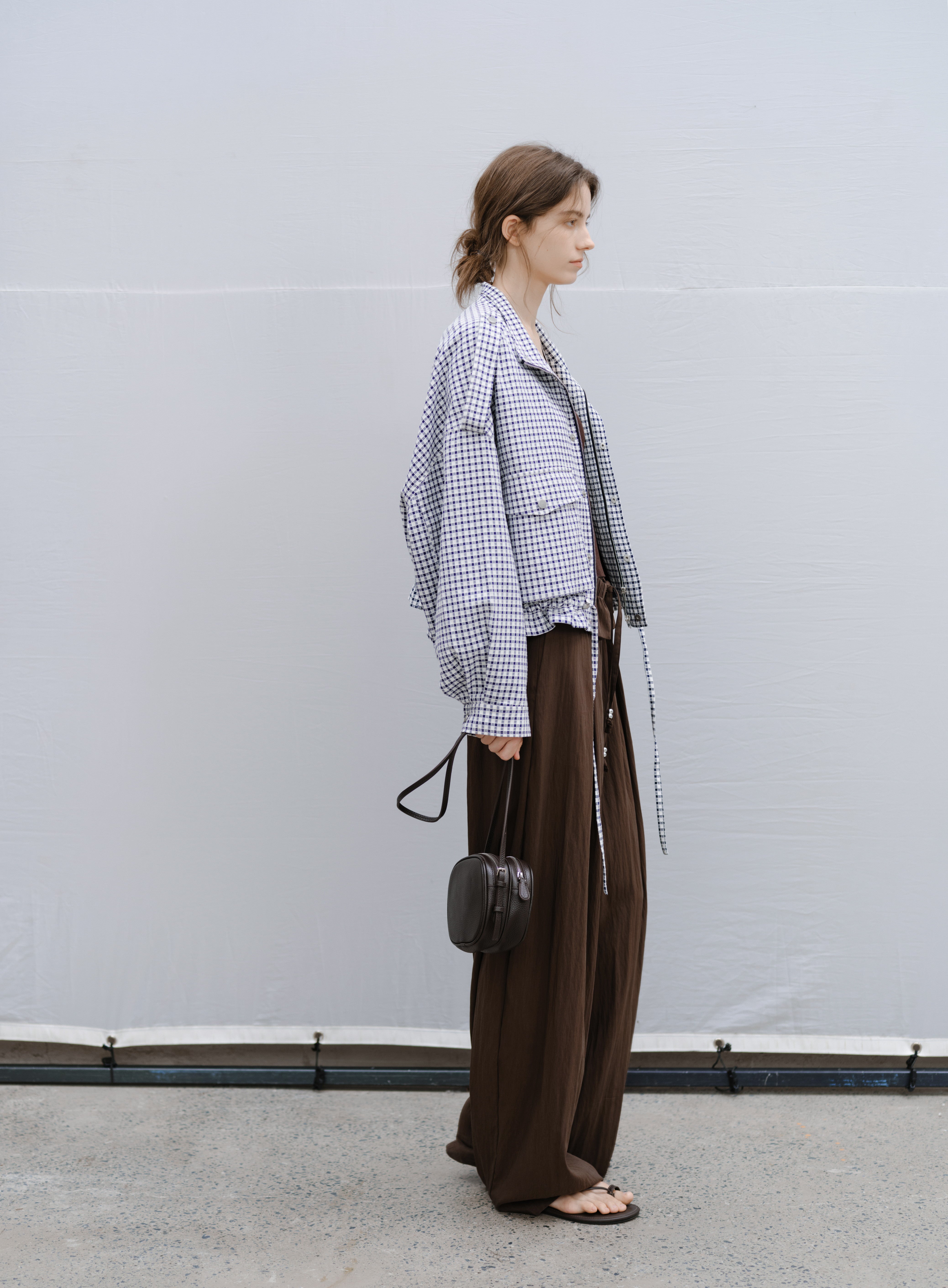 PLEATS WAIST DRAPE PANTS / 플리츠 웨스트 드레이프 팬츠