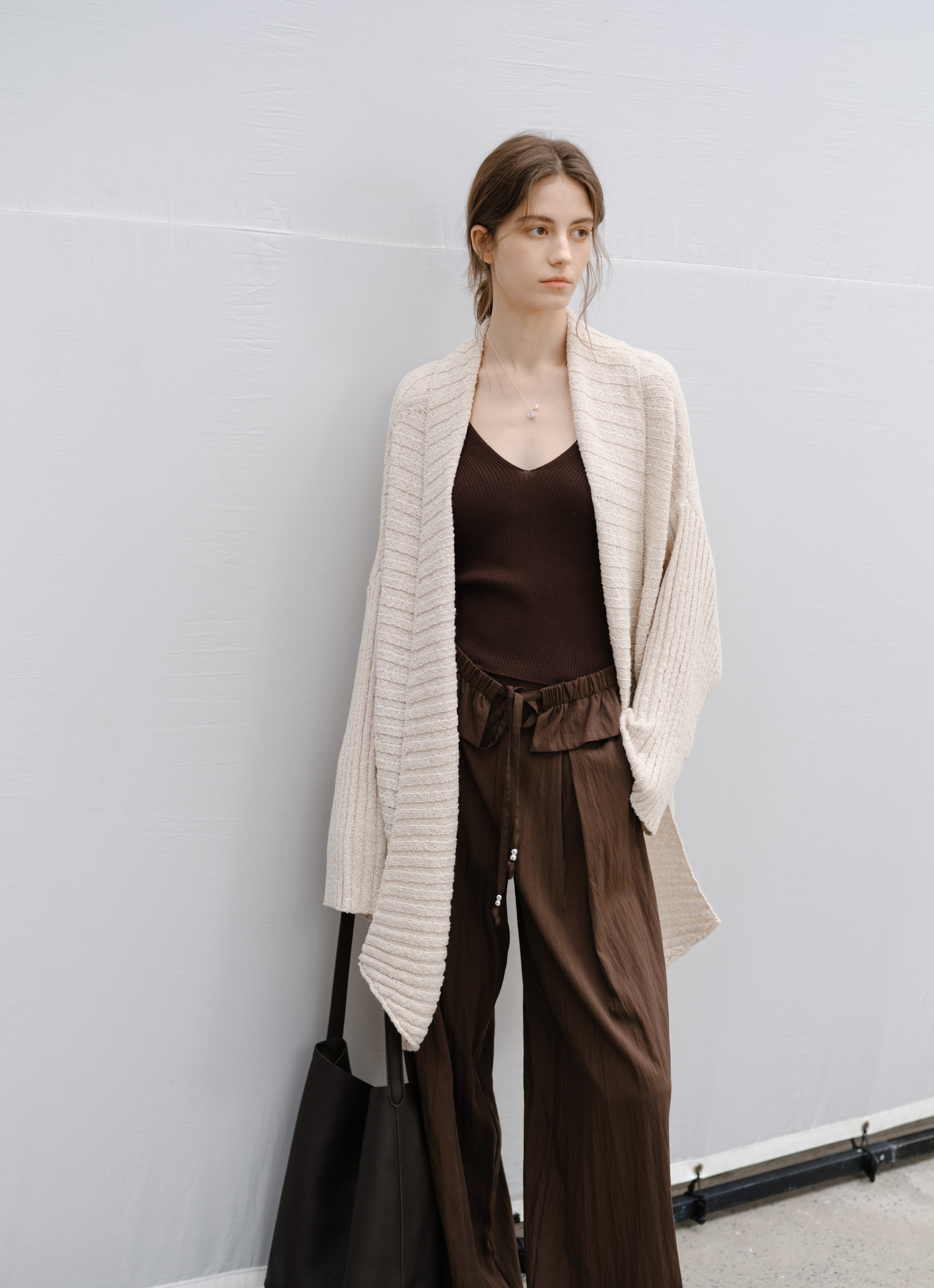 FLARE SOFT KNIT CARDIGAN