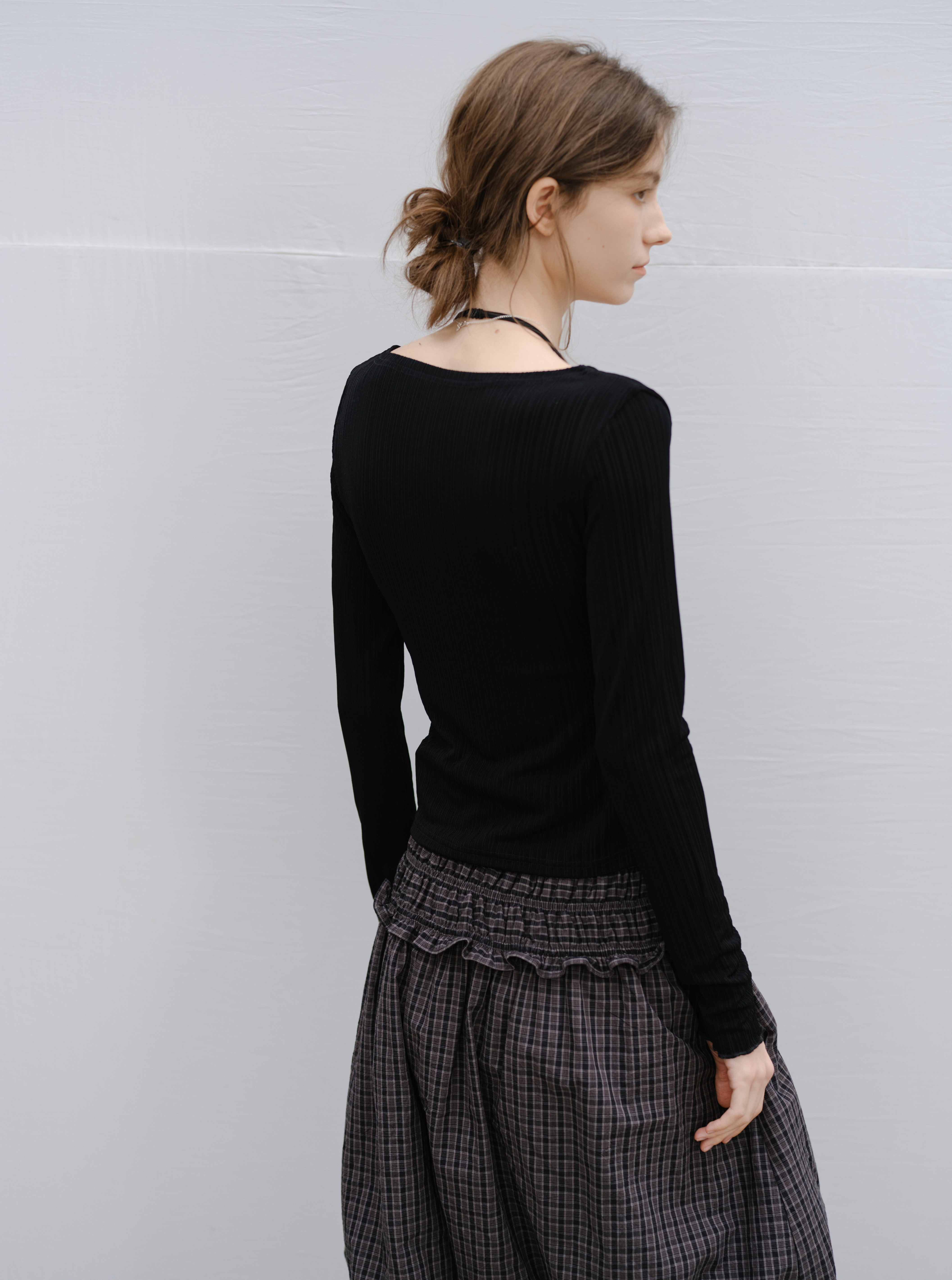 SLIM FIT CACHECOEUR TOP