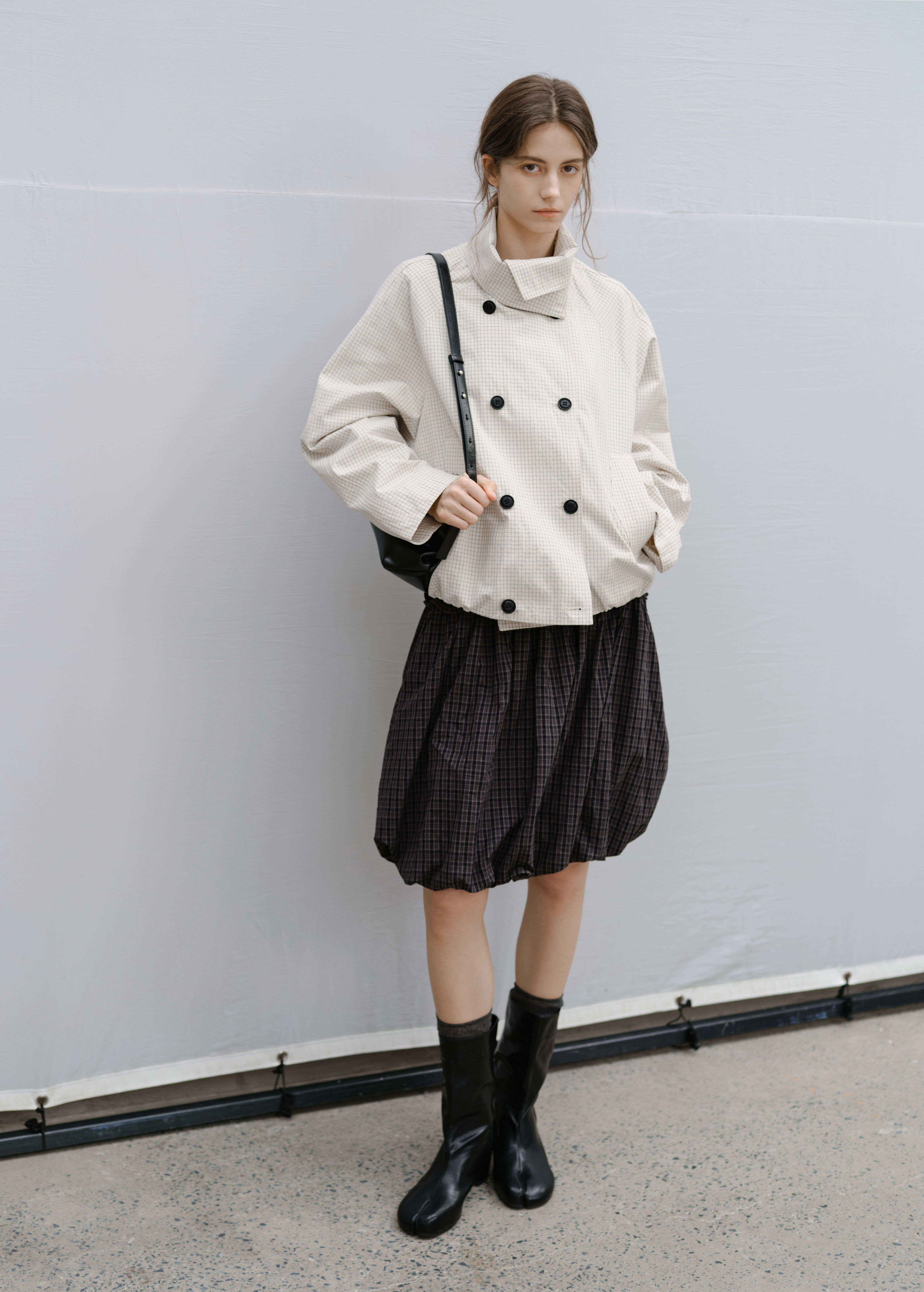 2WAY PLAID BLOUSE×SKIRT / 2WAYチェックブラウス×スカート