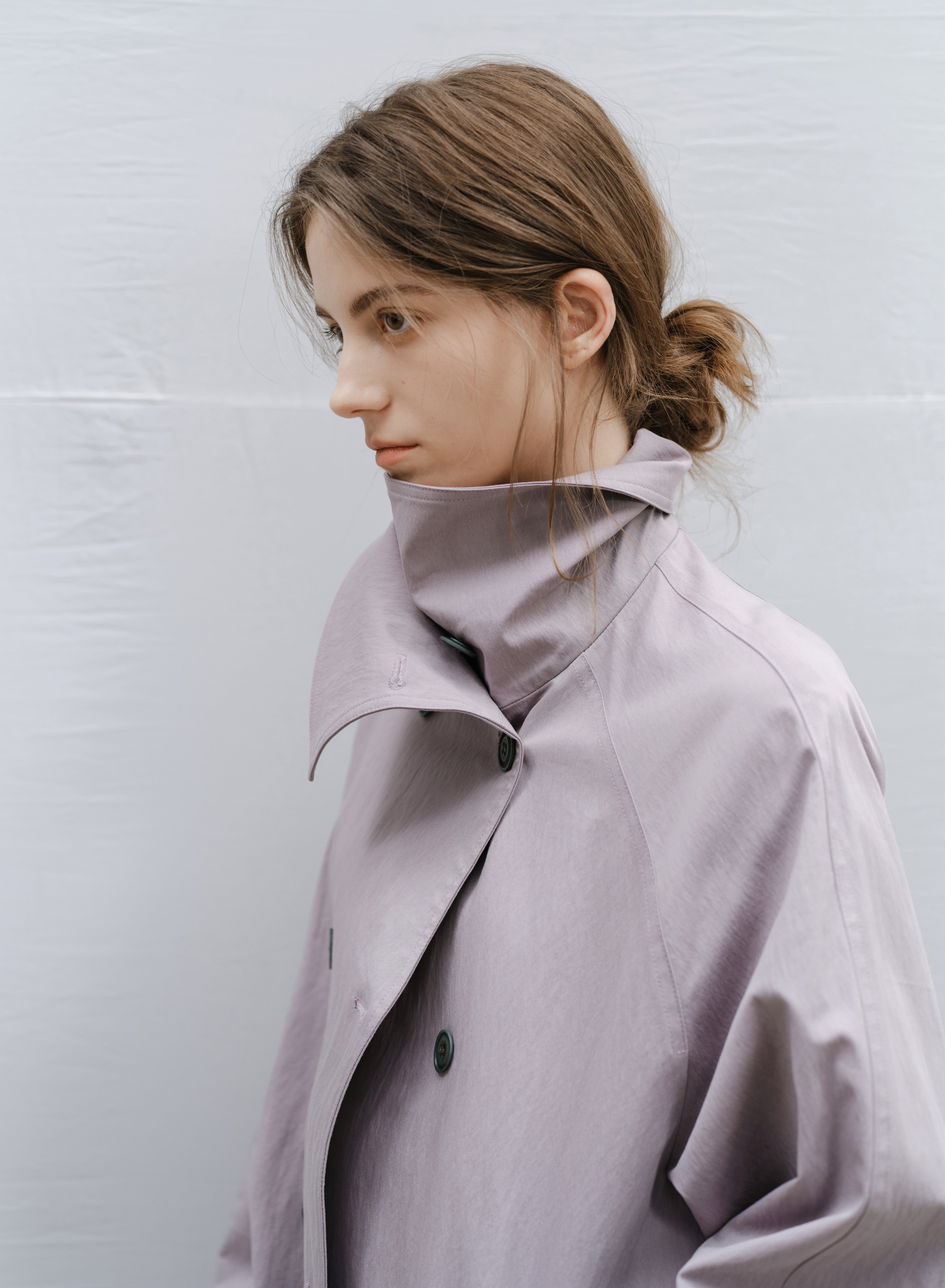 NATURAL COLOR MIDI TRENCH / ナチュラルカラーミドルトレンチ