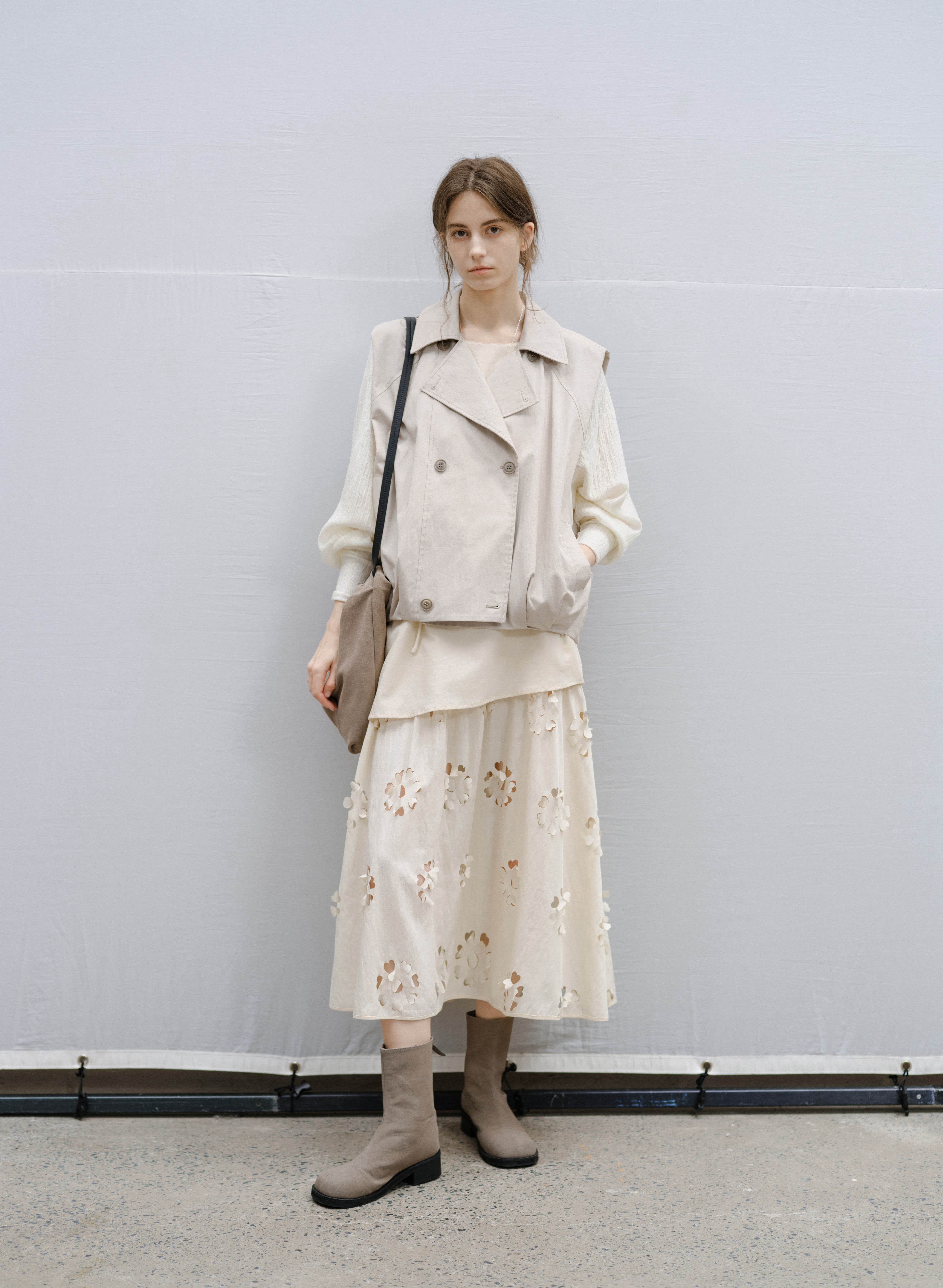 HEM TUCK VEST TRENCH