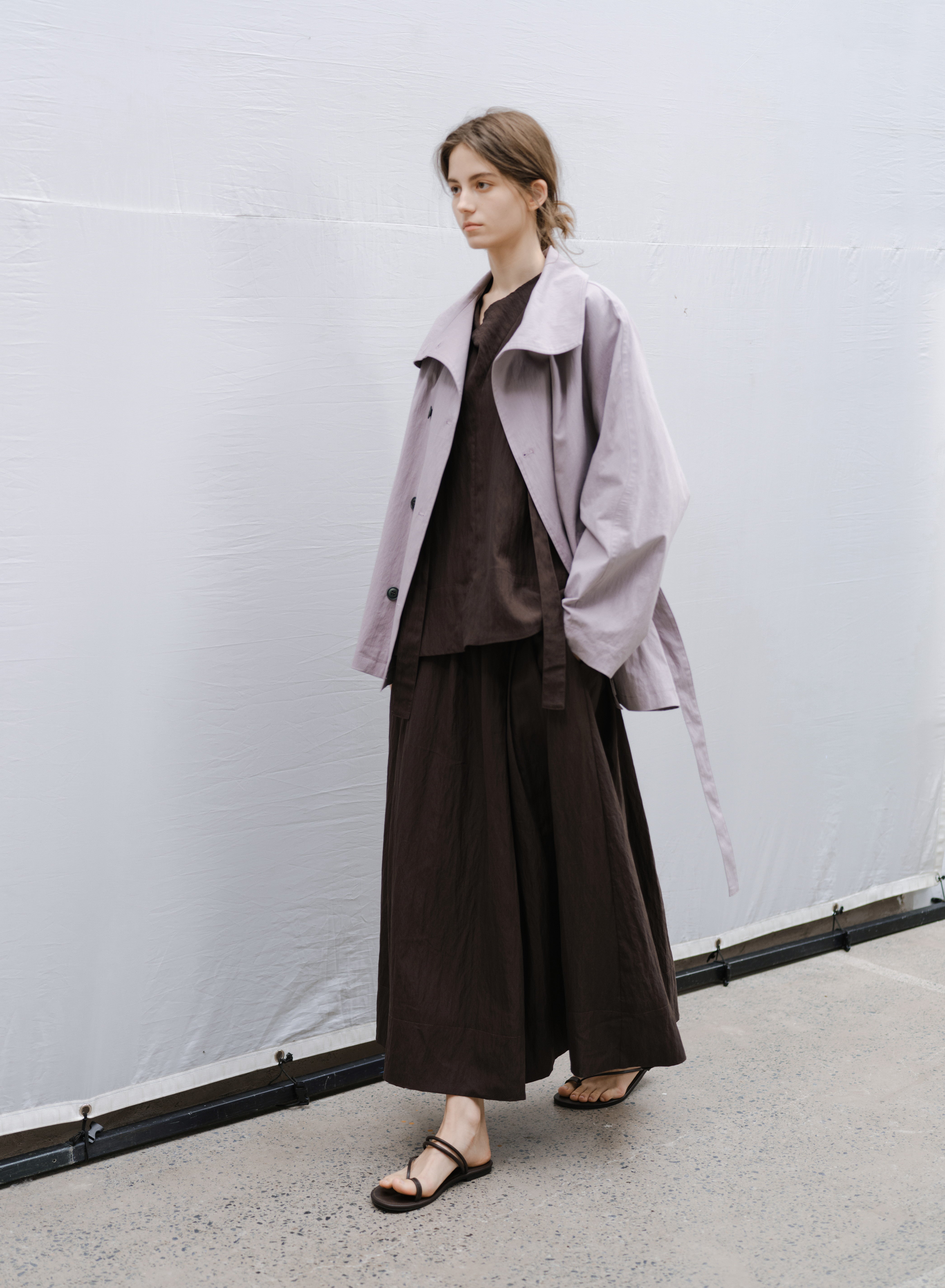 NATURAL COLOR MIDI TRENCH / ナチュラルカラーミドルトレンチ