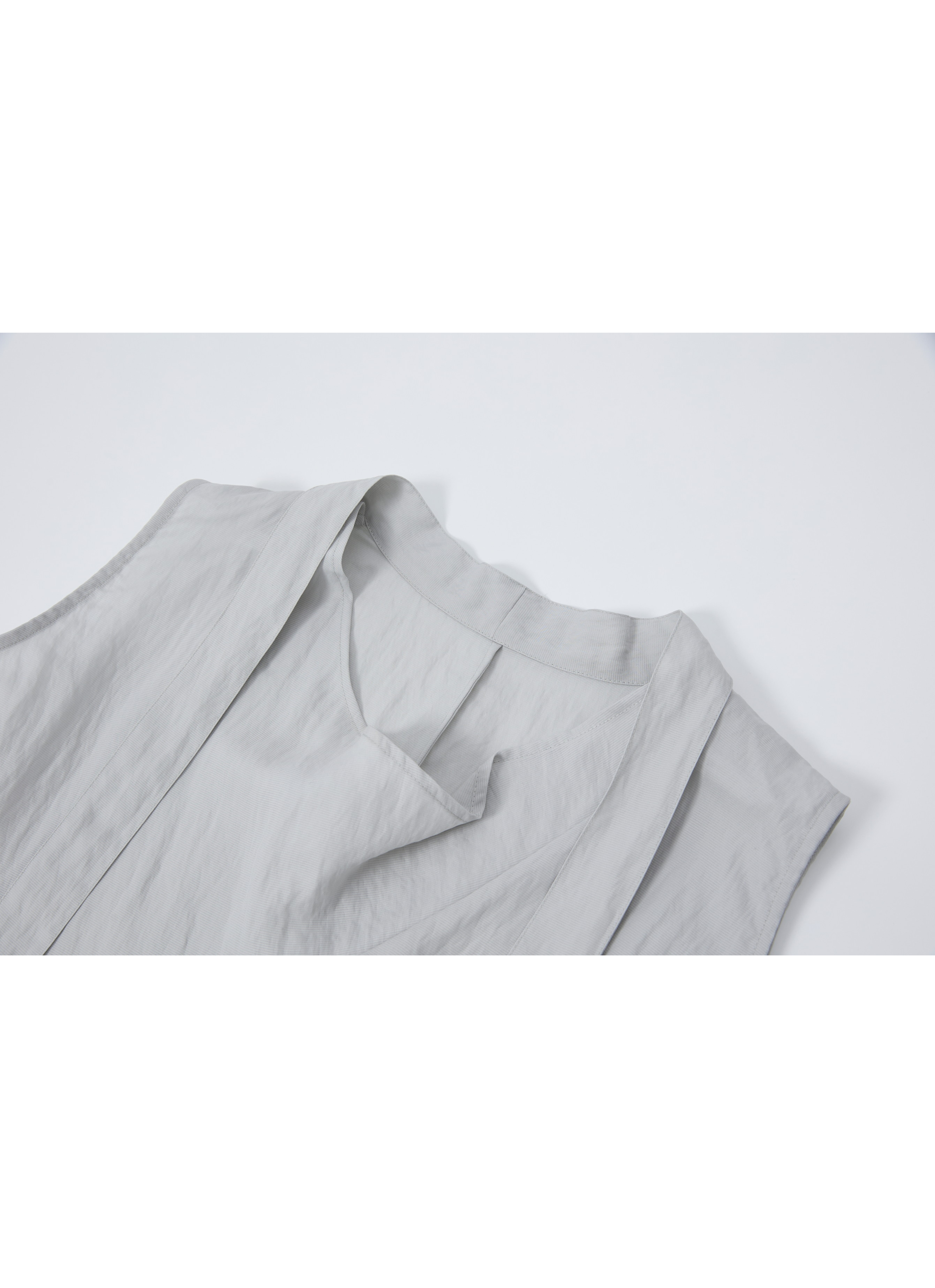 DRY CRINKLE SMOOTH BLOUSE / ドライクリンクルスムースブラウス