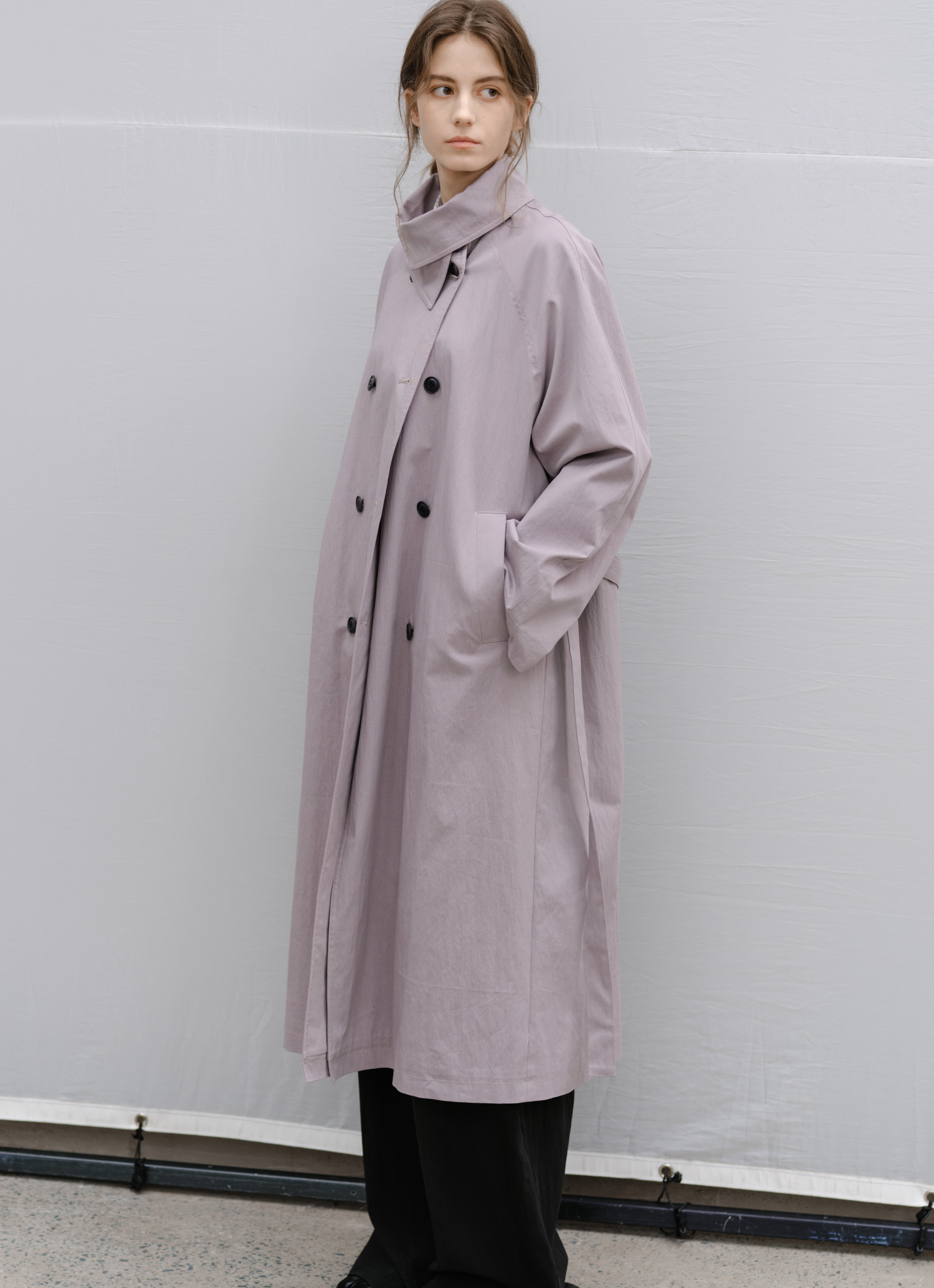 NATURAL COLOR LONG TRENCH / ナチュラルカラーロングトレンチ