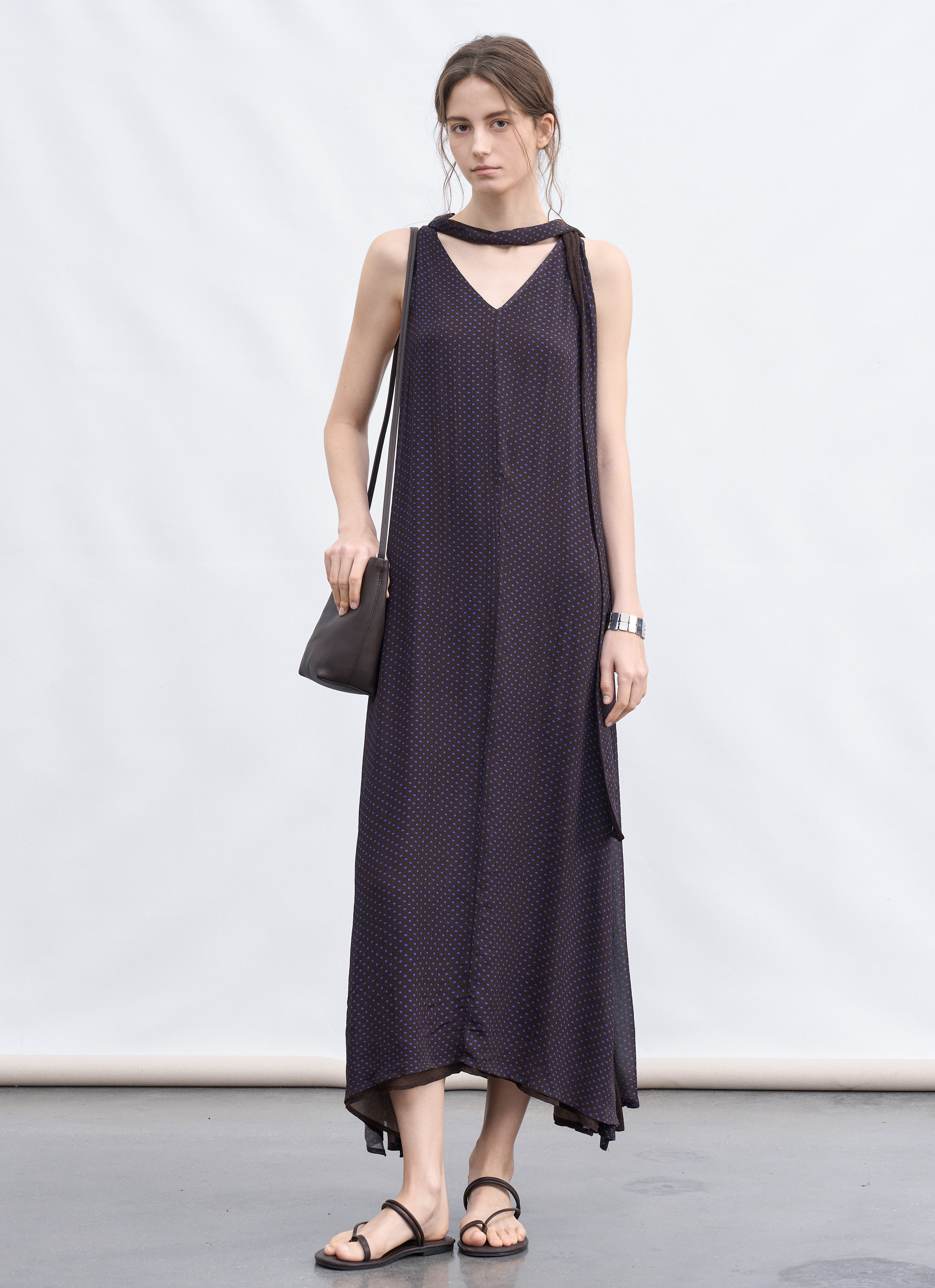 POLKA DOT LAYER DRESS / ポルカドットレイヤーワンピース