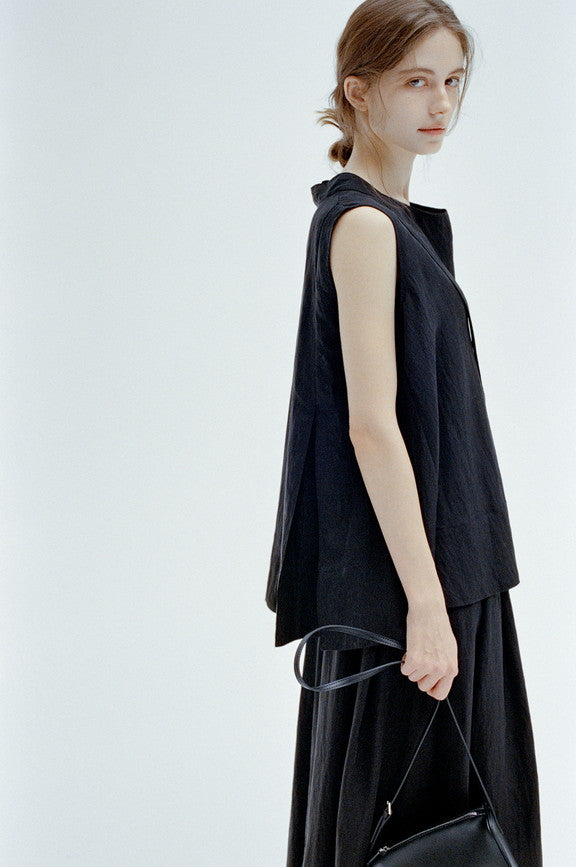 DRY CRINKLE SMOOTH BLOUSE / ドライクリンクルスムースブラウス