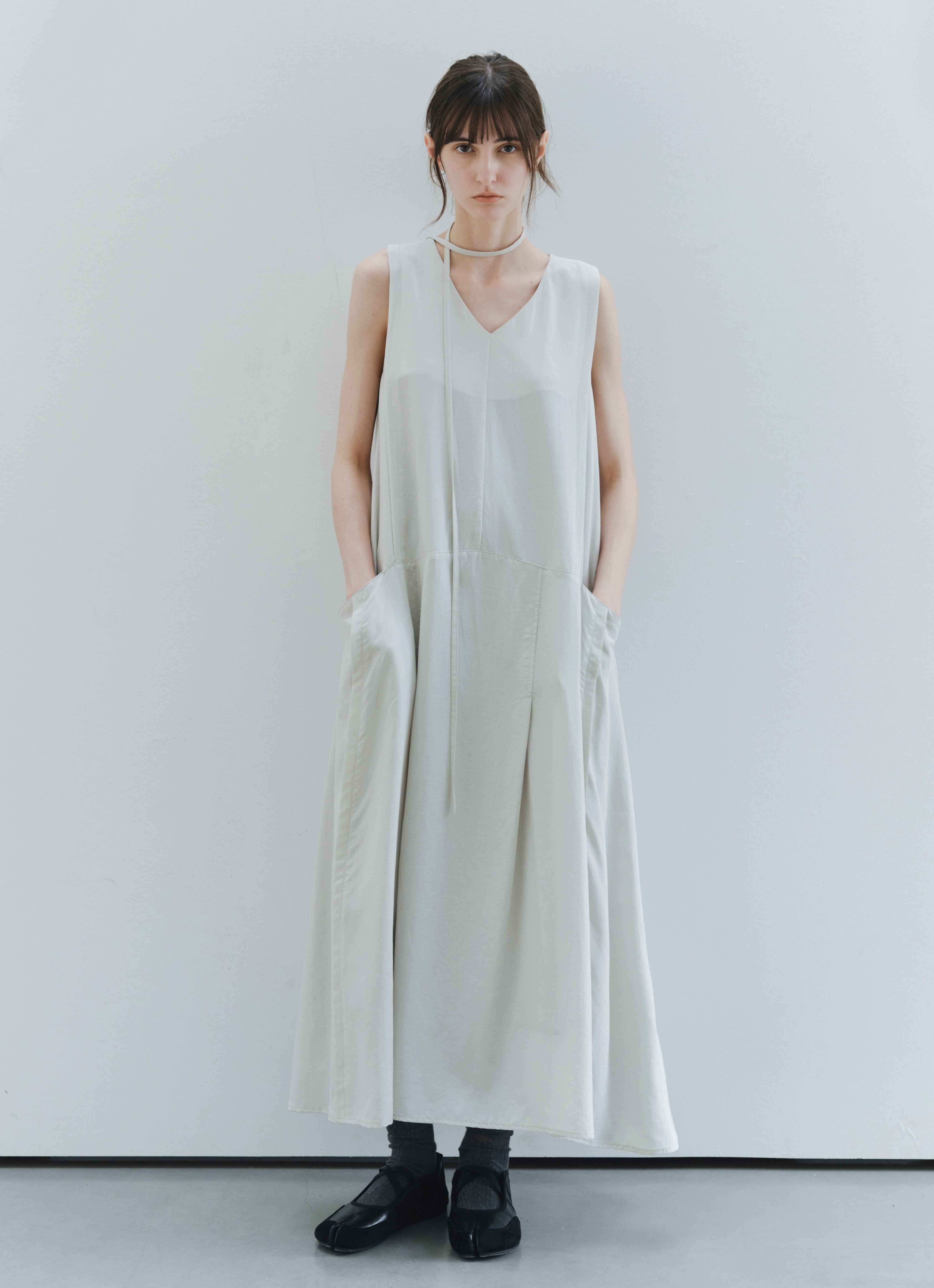 LIGHT TUCK MAXI DRESS / ライトタックマキシワンピース