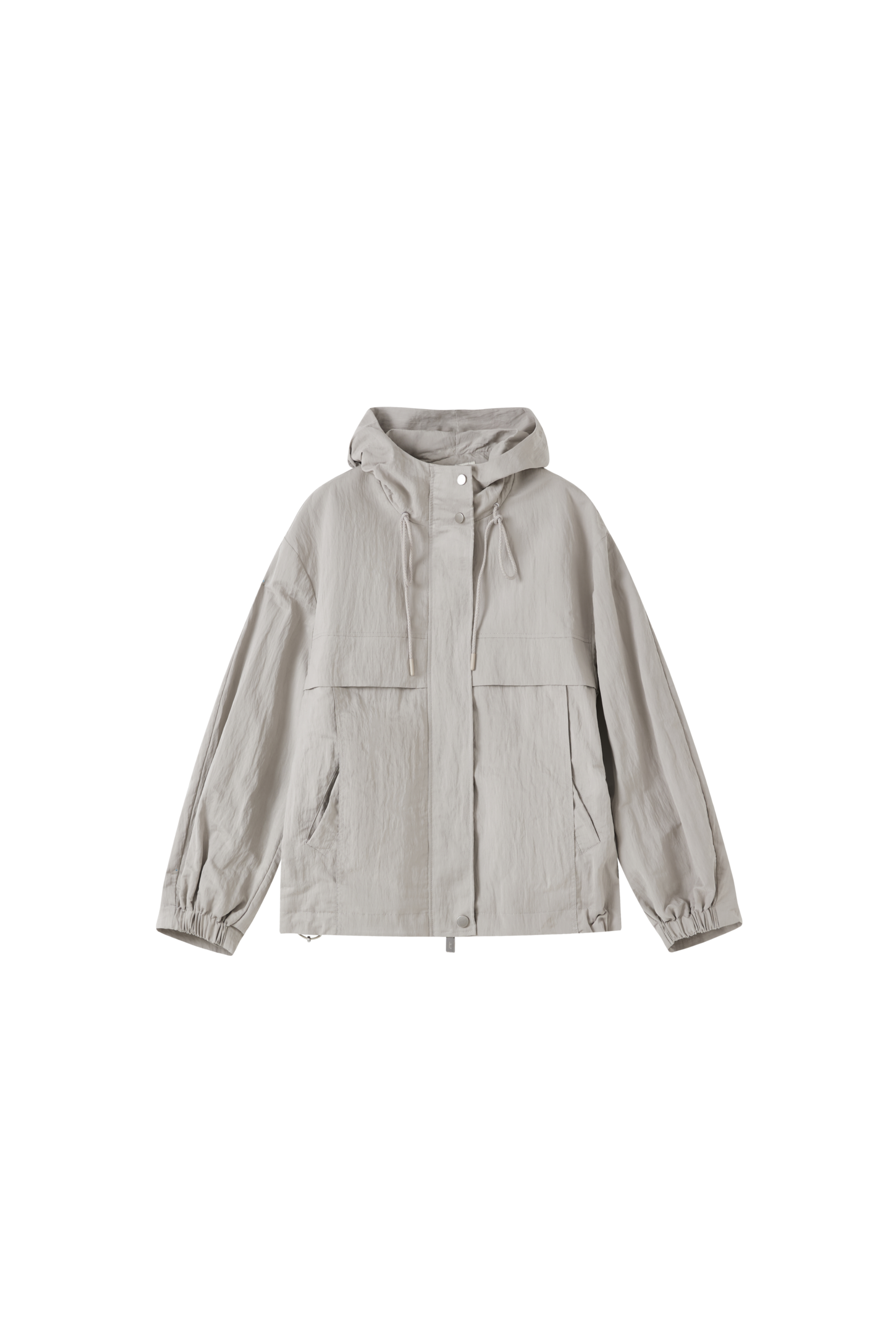 STRING HOOD WRINKLE BLOUSON