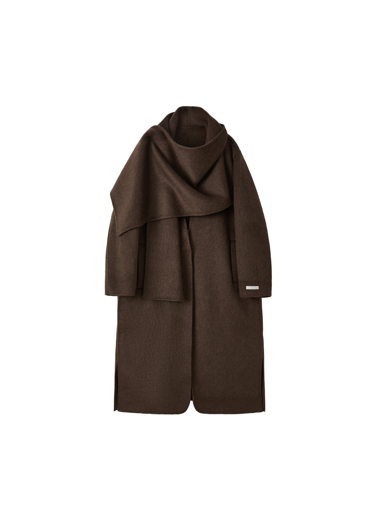 MULTI PATCH SCARF COAT