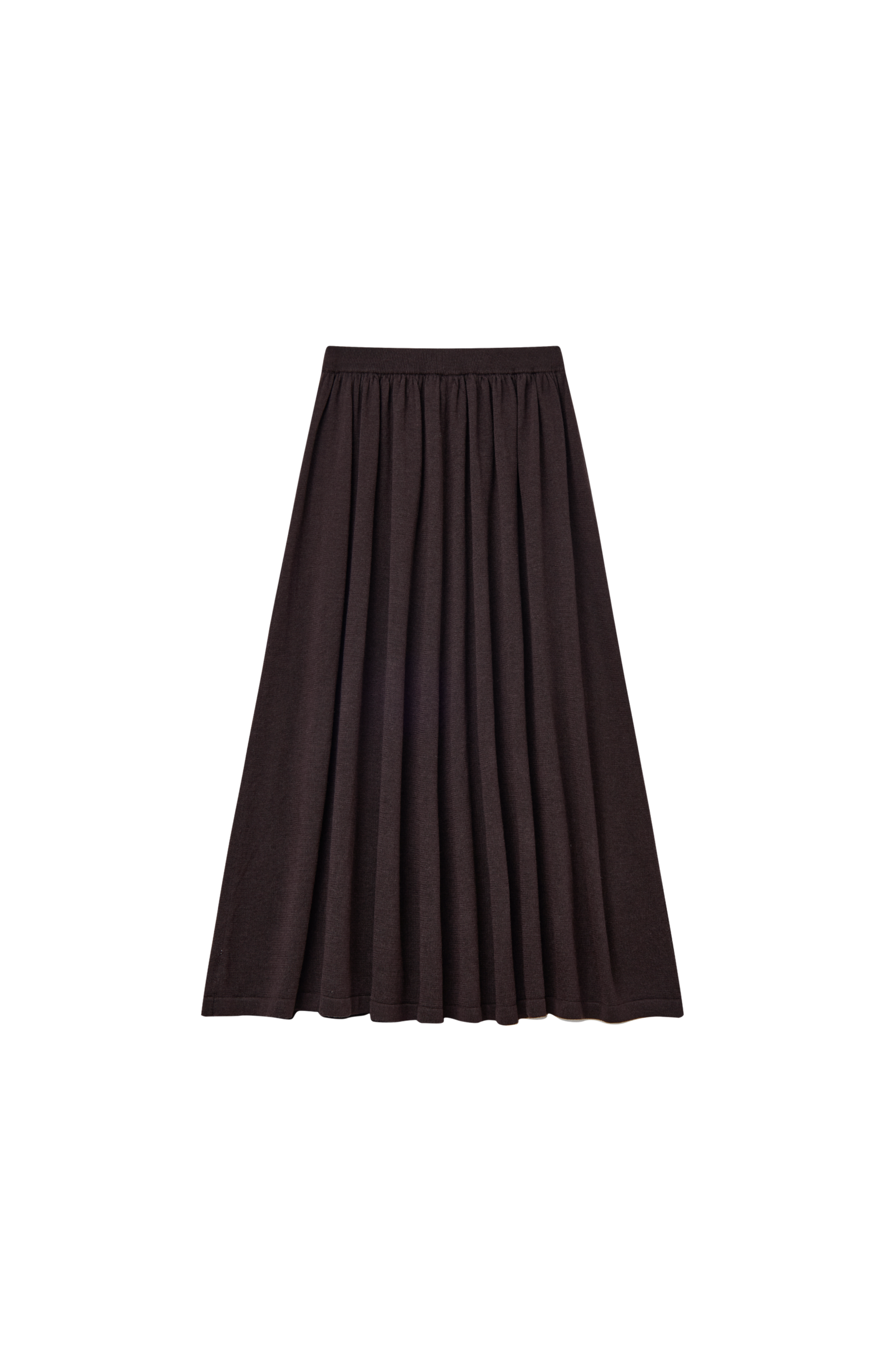 SOFT PLEATED DRAPE SKIRT