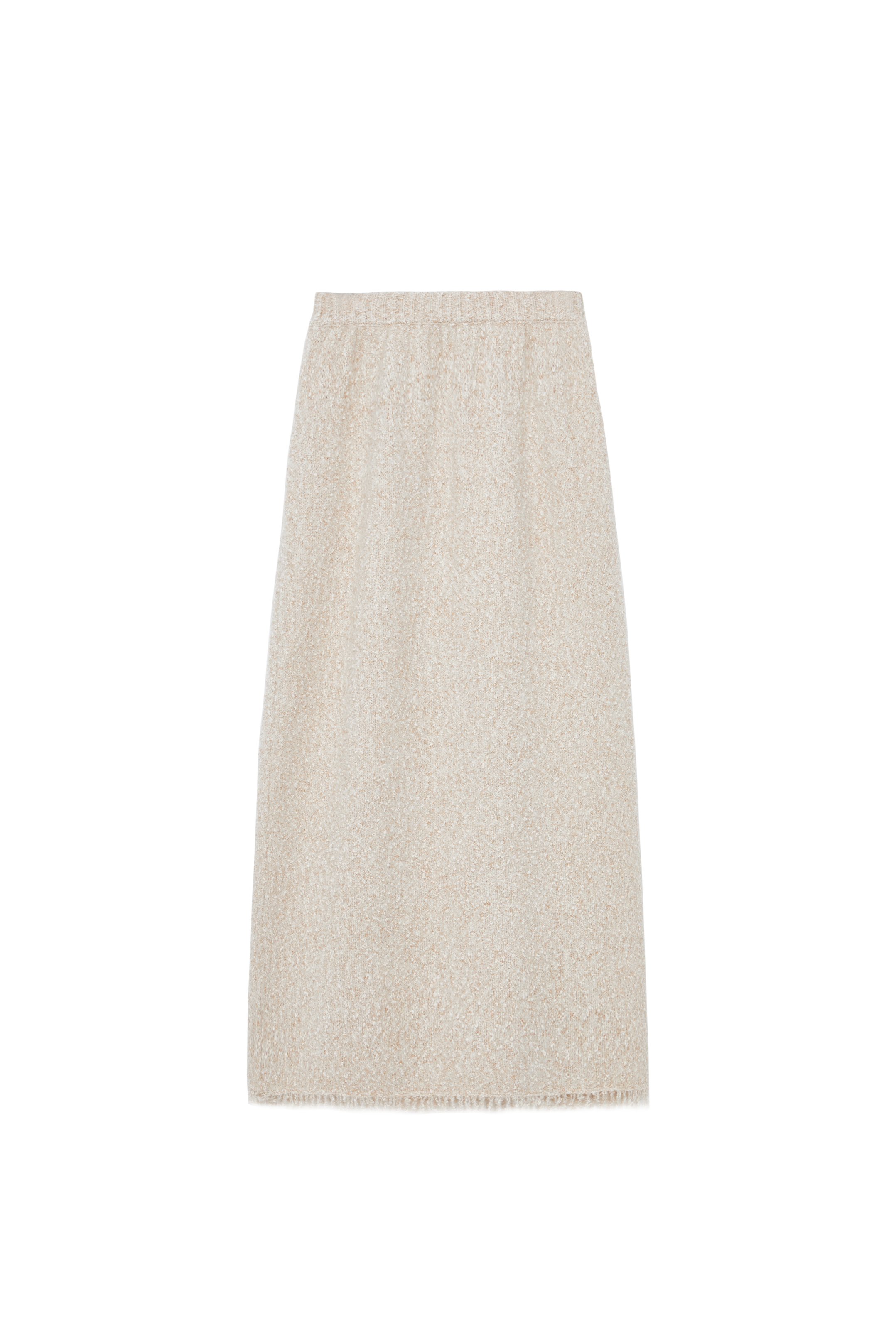 SNOW DOT FRINGE SKIRT