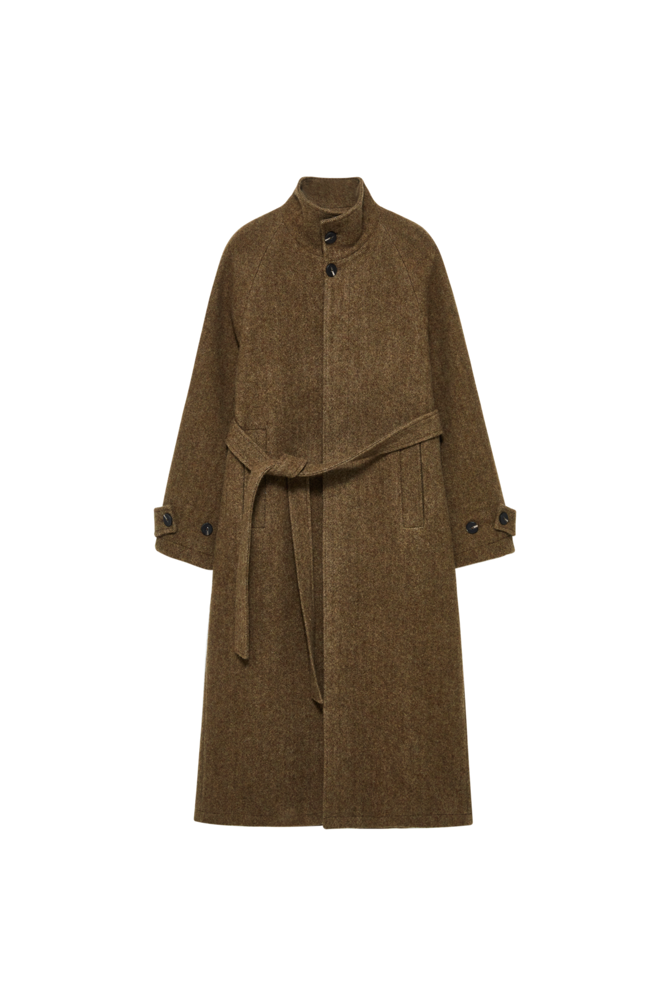 MULTI BUTTON WOOL COAT