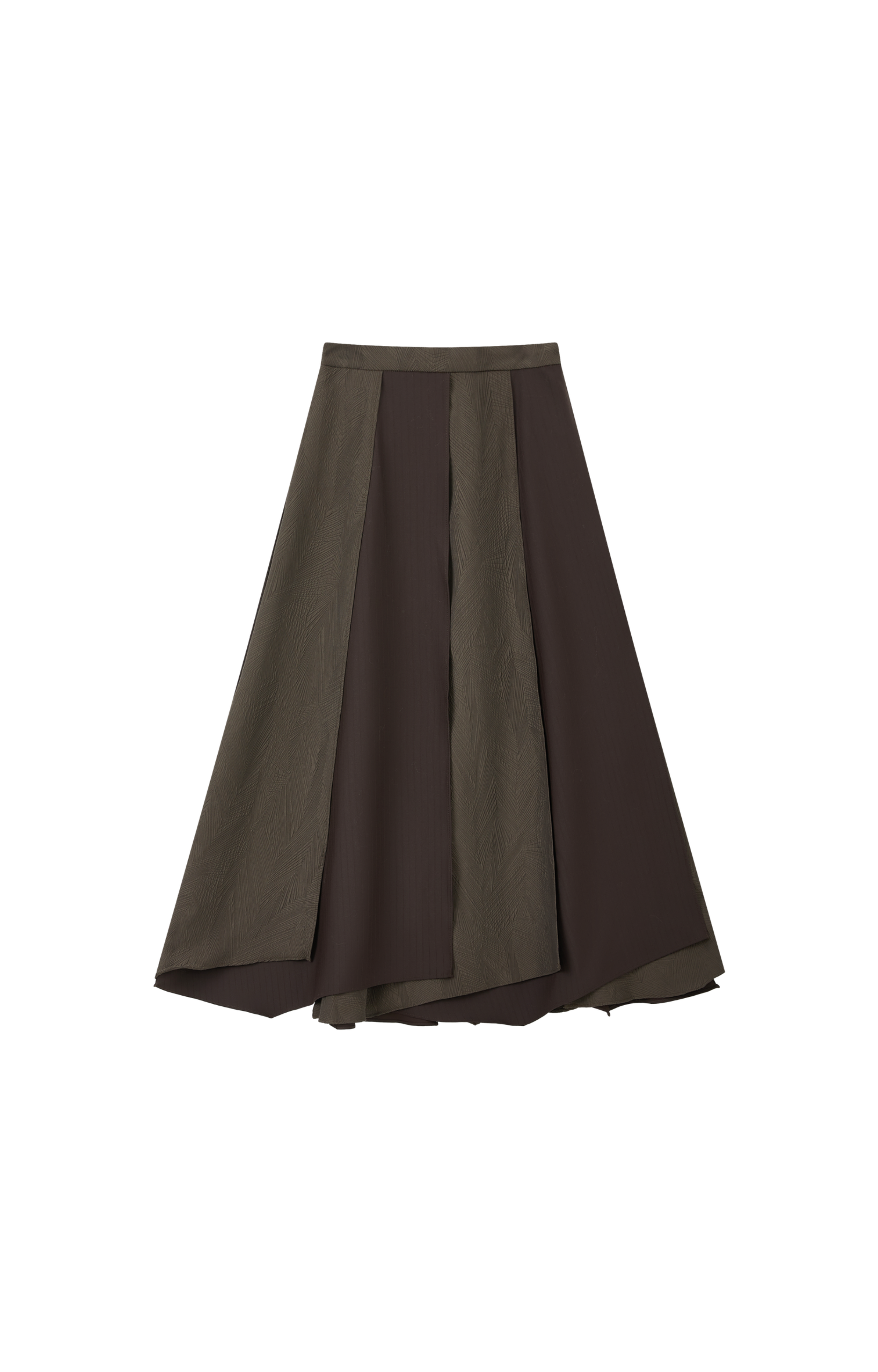 OVERLAP FLOW FLARE SKIRT