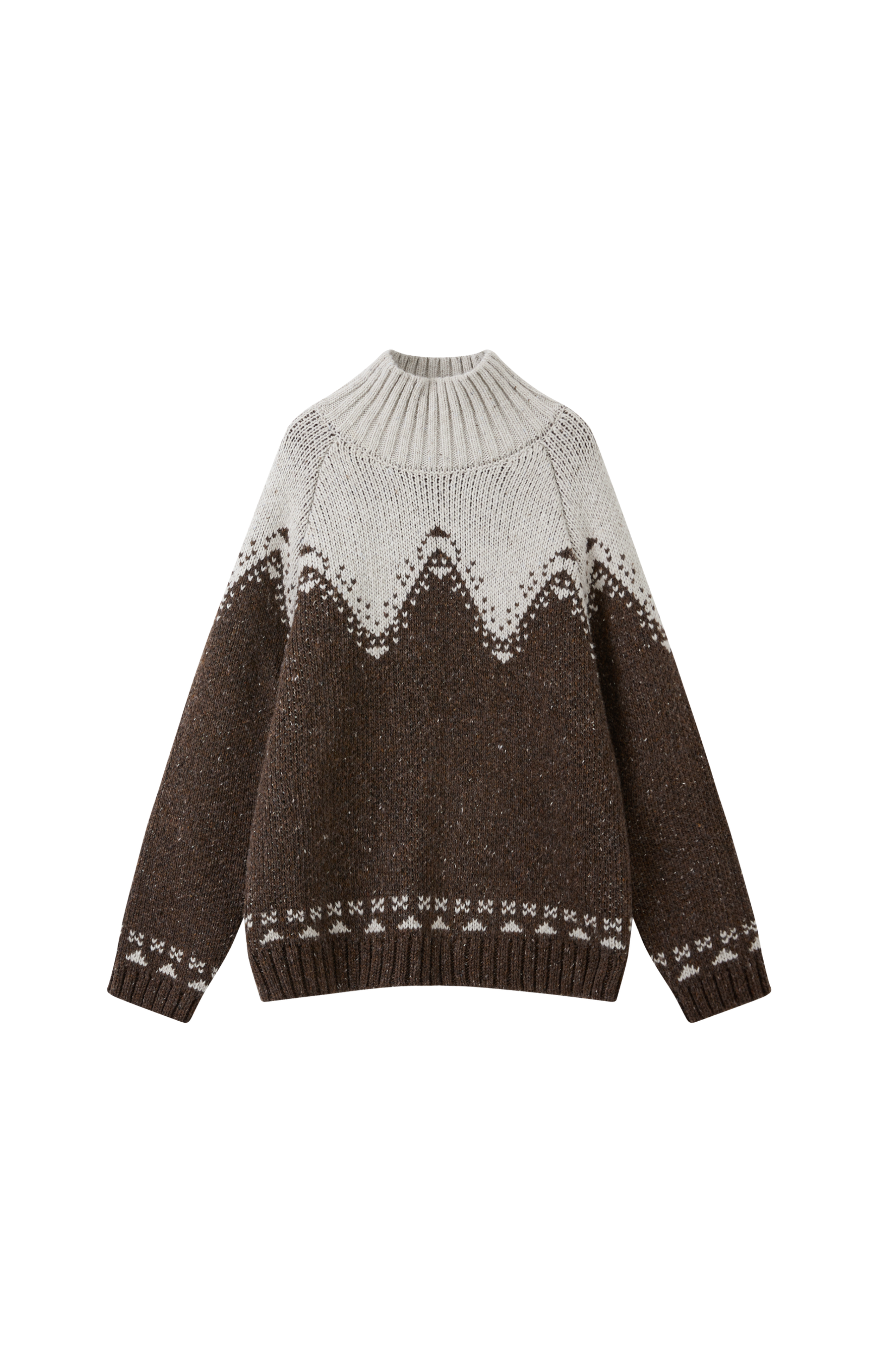 HIGH NECK MAILLARD SWEATER / ハイネックメイラードセーター