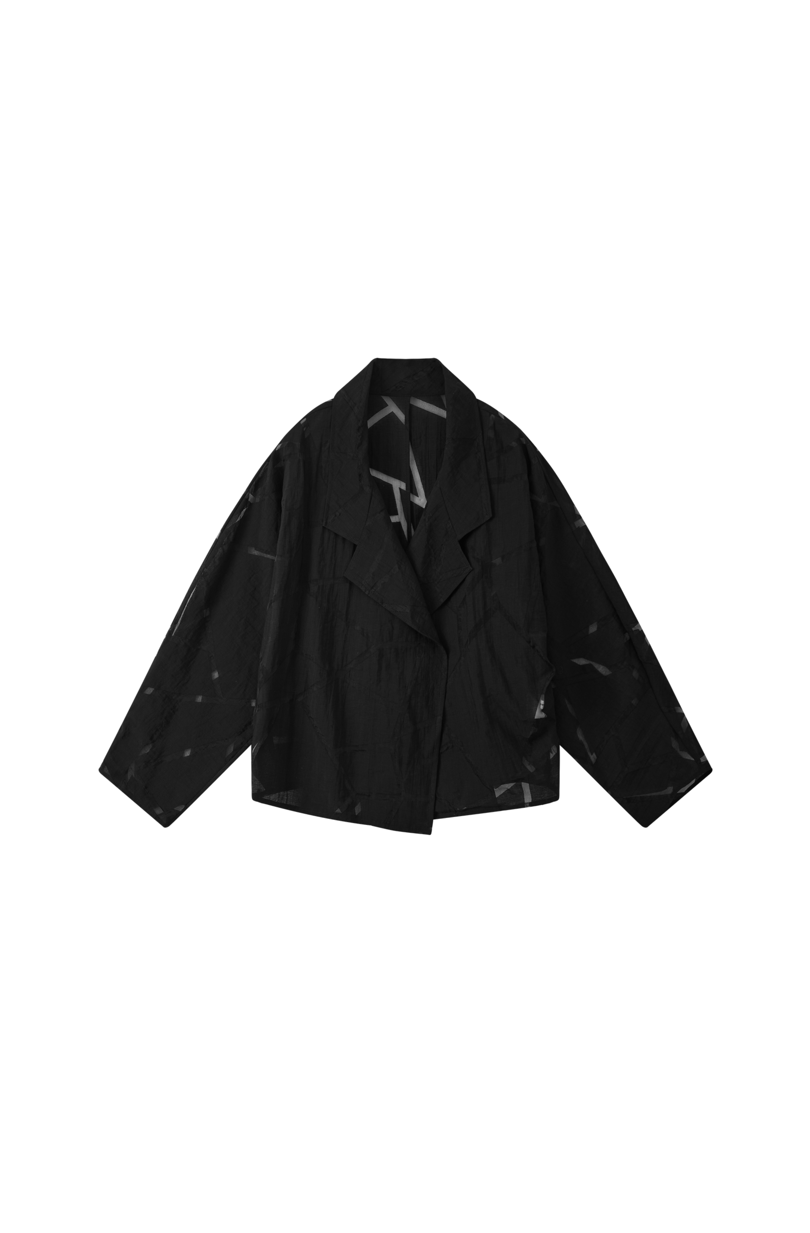 GEOMETRIC SHEER LIGHT JACKET