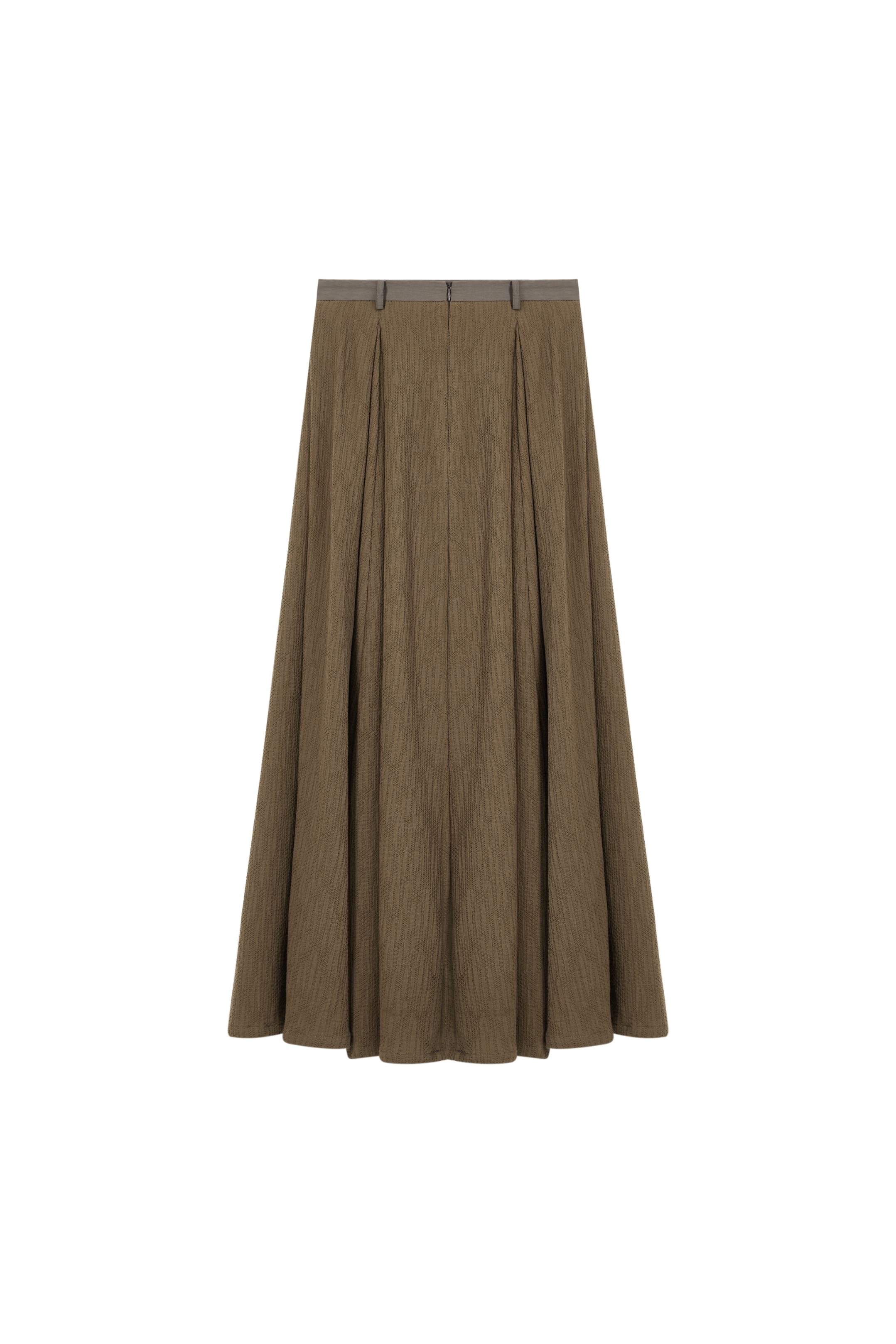 PLEATED FLARE CALM SKIRT