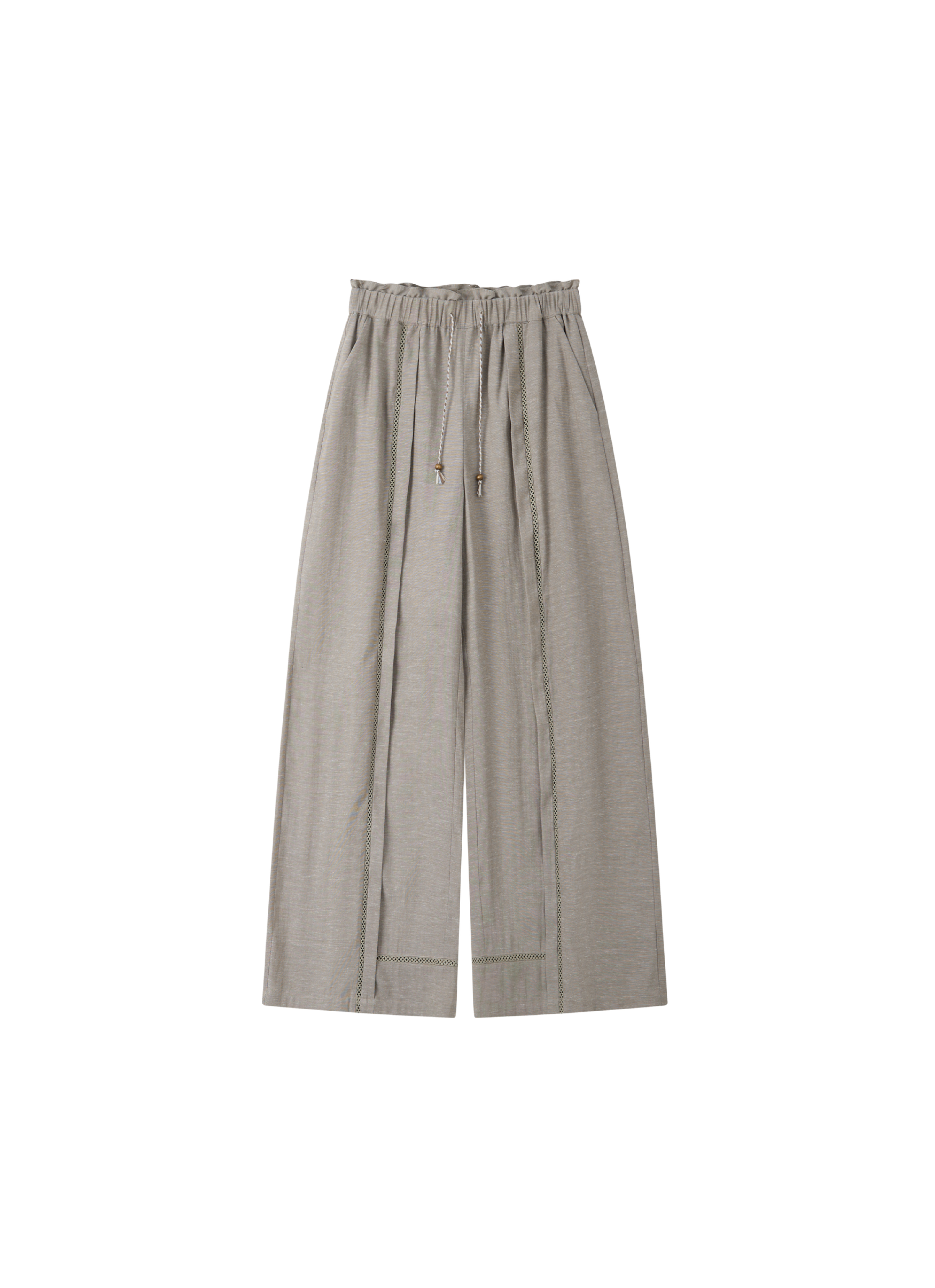 CROCHET LINE WIDE PANTS