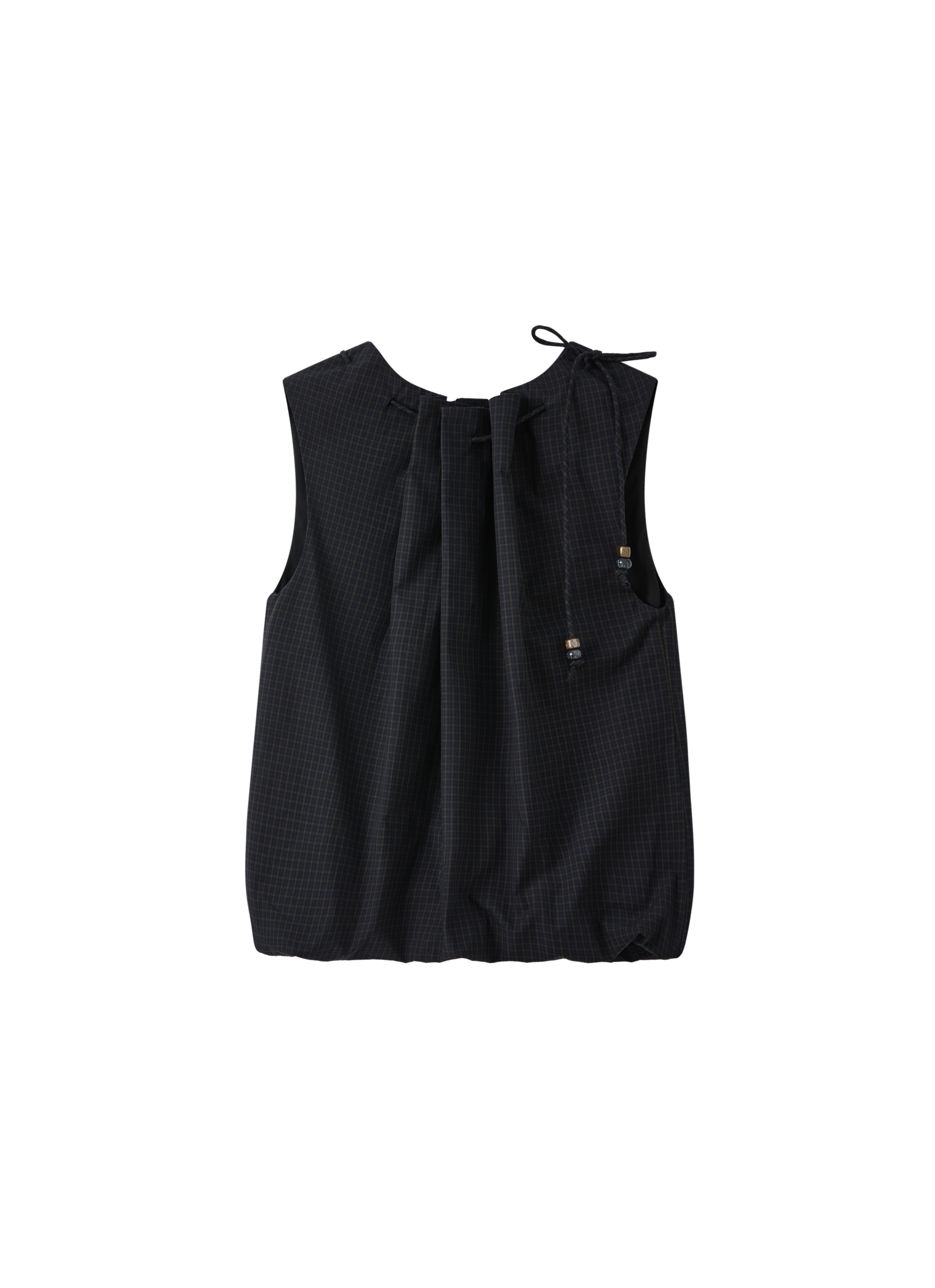 2WAY STRING POUCH BLOUSE