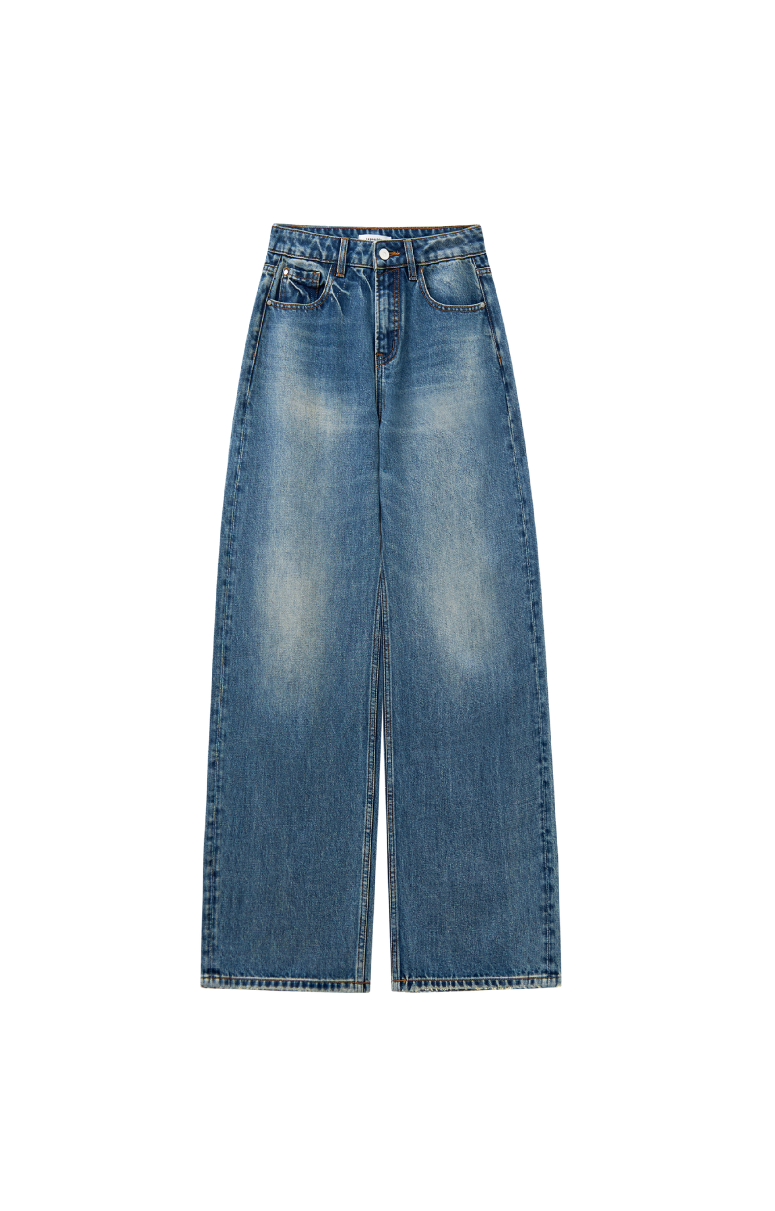 FADED BASIC STRAIGHT JEANS / フェードベーシックストレートジーンズ