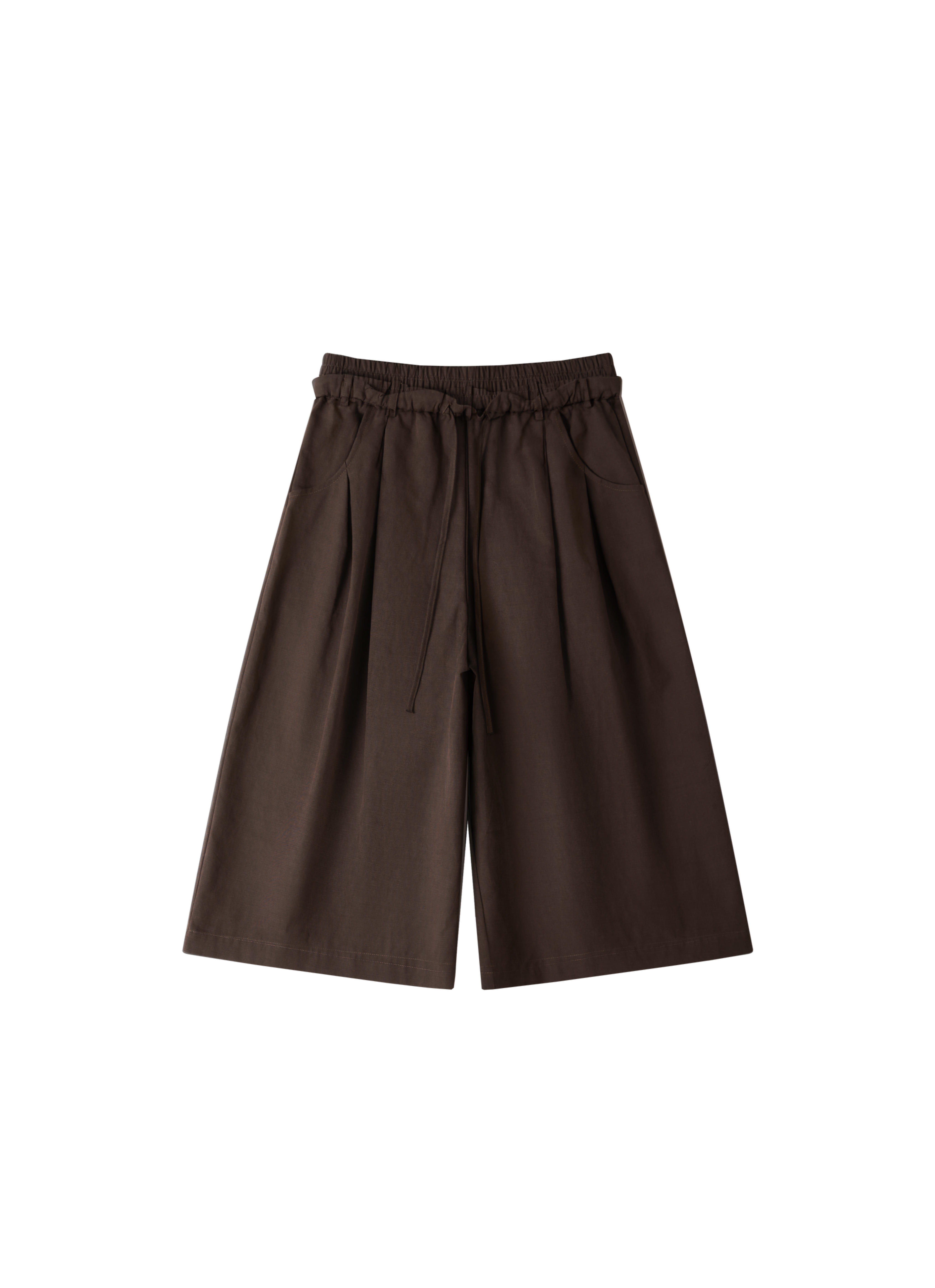 WIDE TACK HALF PANTS