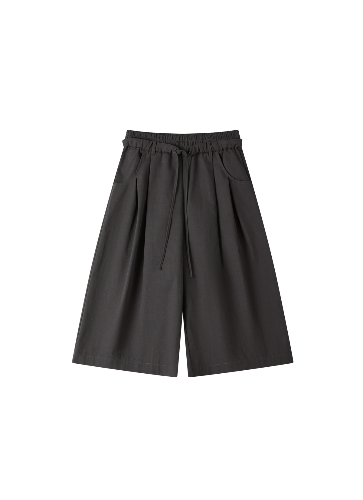 WIDE TACK HALF PANTS