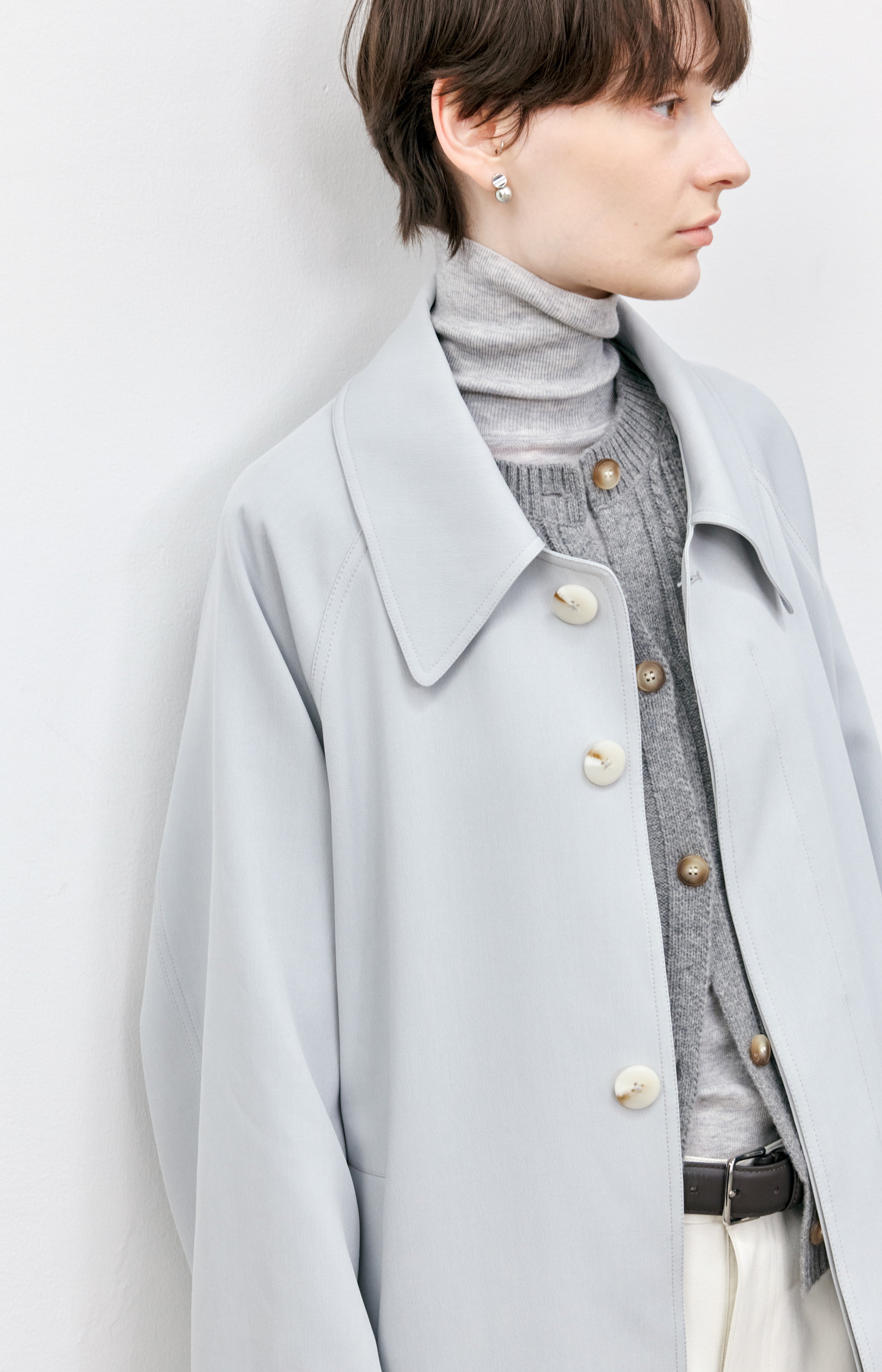 CUFF STRIPE PALE TRENCH / カフストライプペールトレンチ