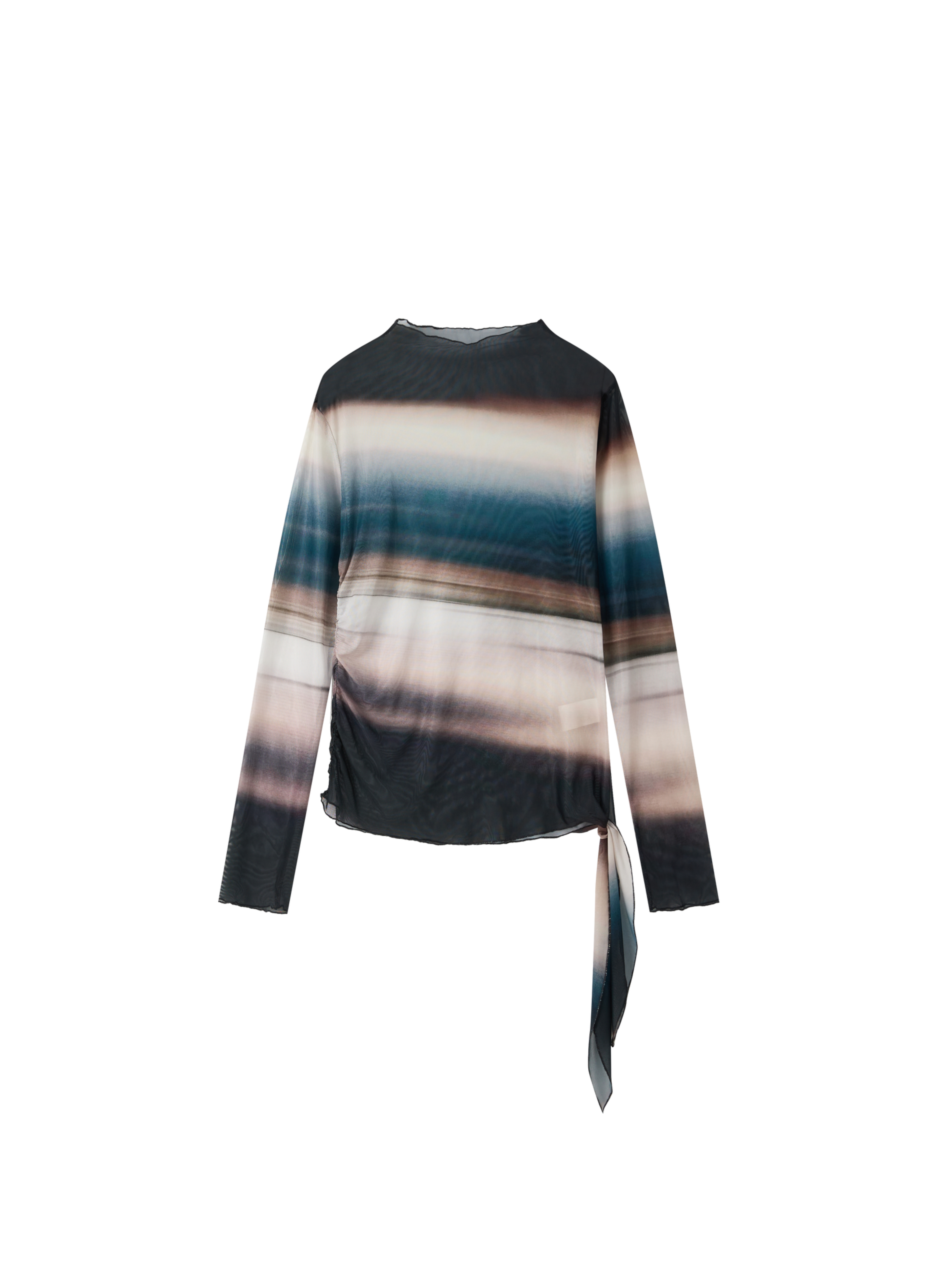 GLOW TIE SHEER TOP