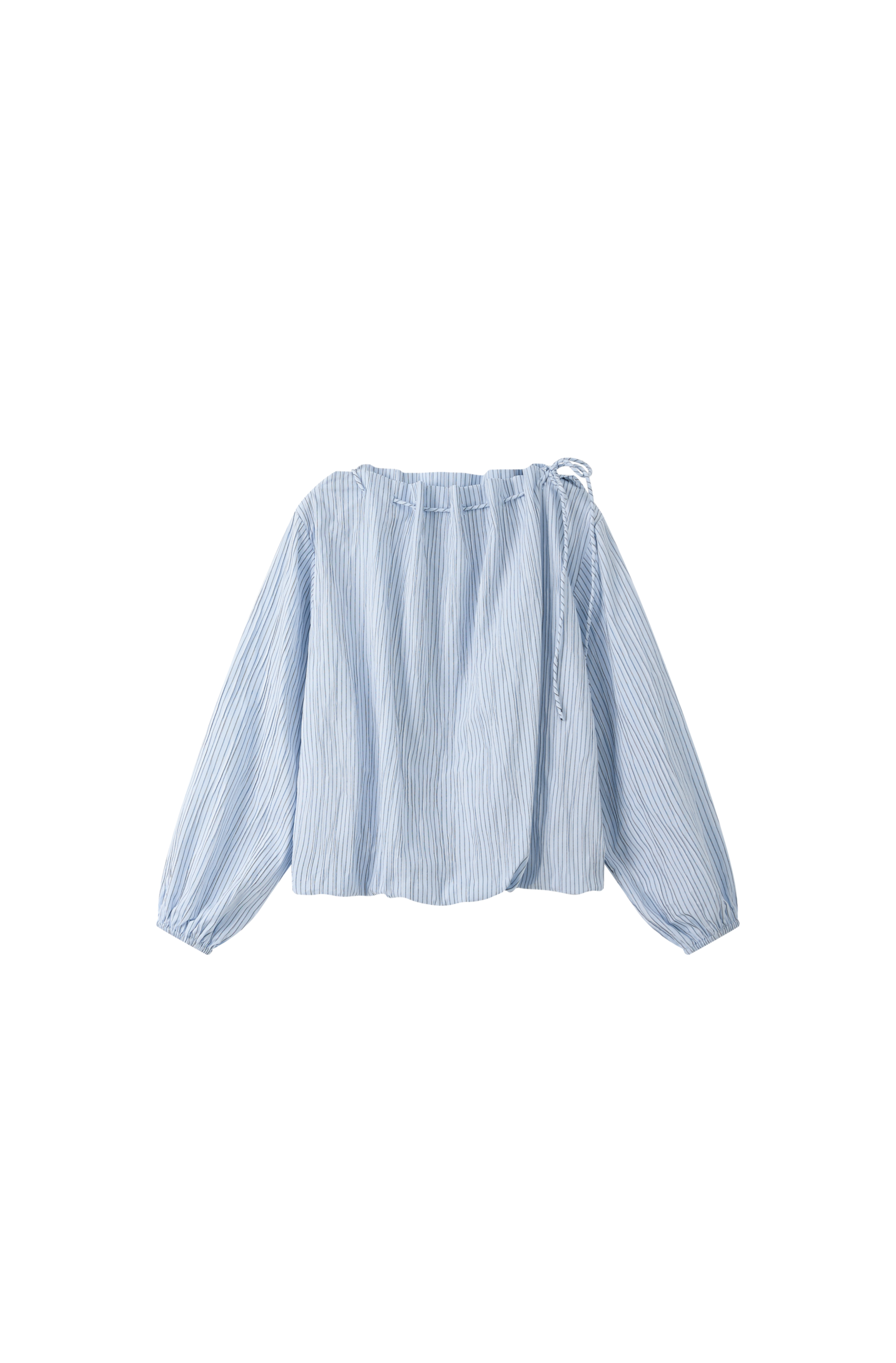 STRING POUCH STRIPE SHIRT / ストリングポーチストライプシャツ