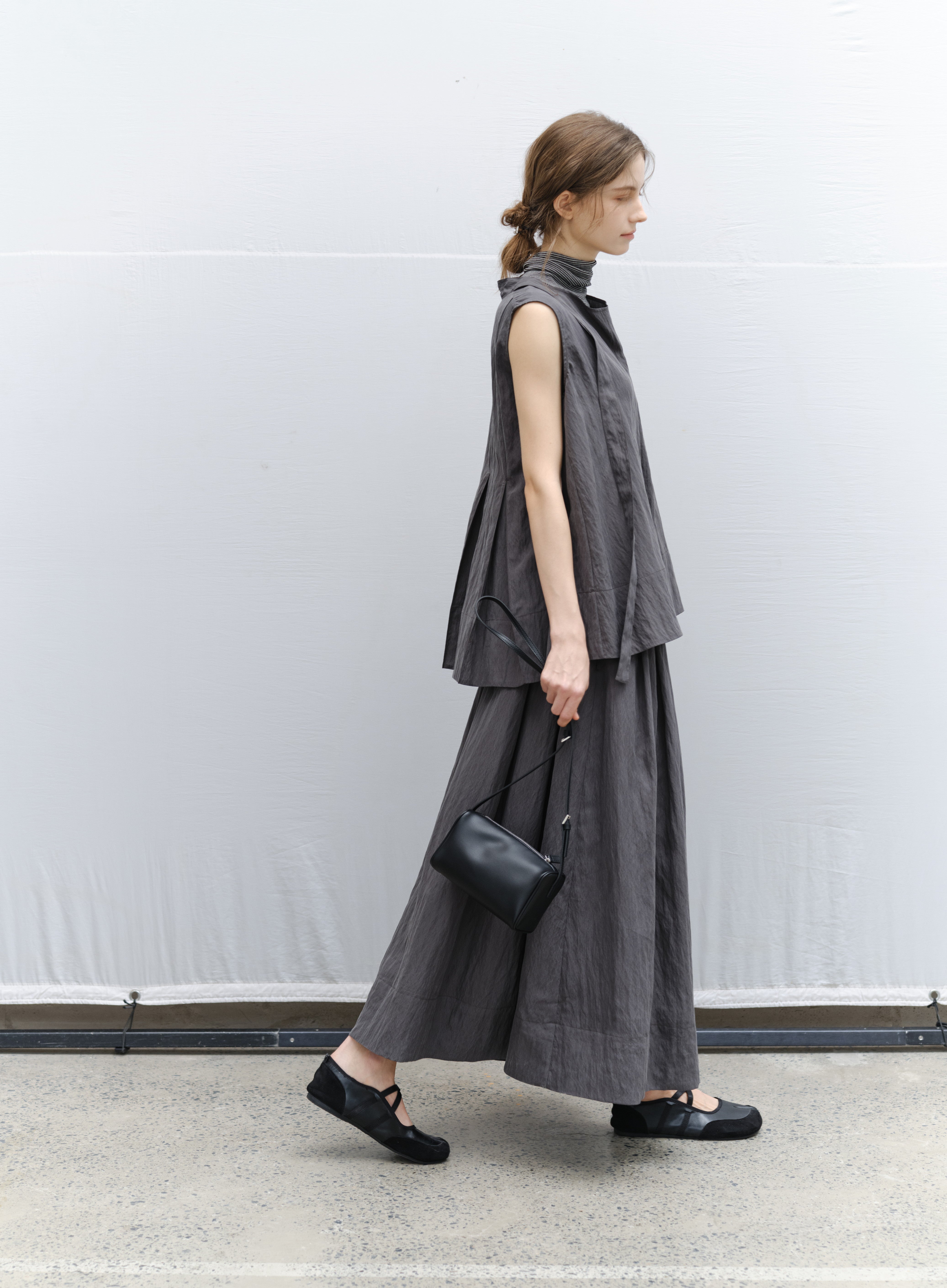 DRY CRINKLE SMOOTH SKIRT / ドライクリンクルスムーススカート