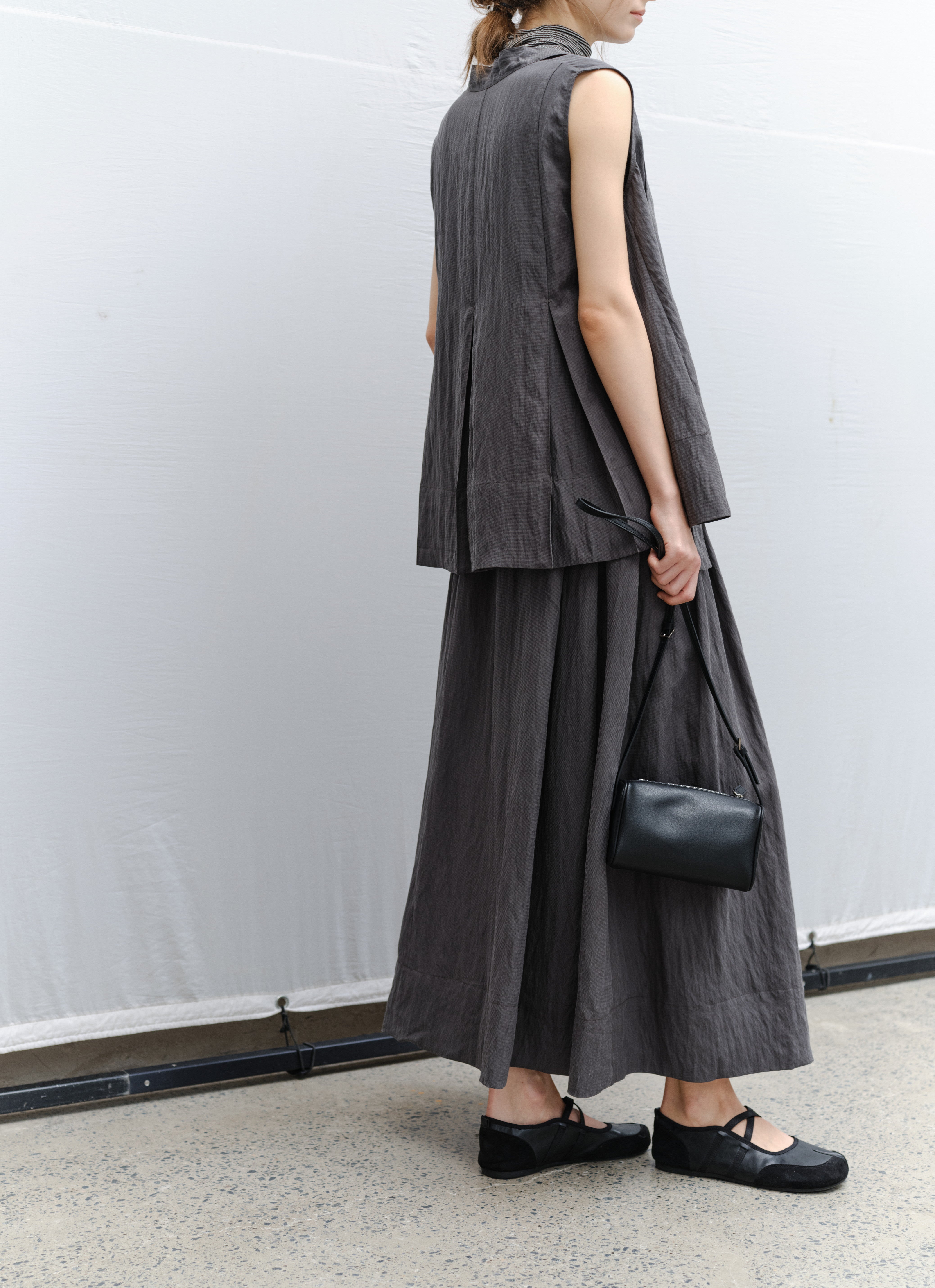 DRY CRINKLE SMOOTH SKIRT / ドライクリンクルスムーススカート