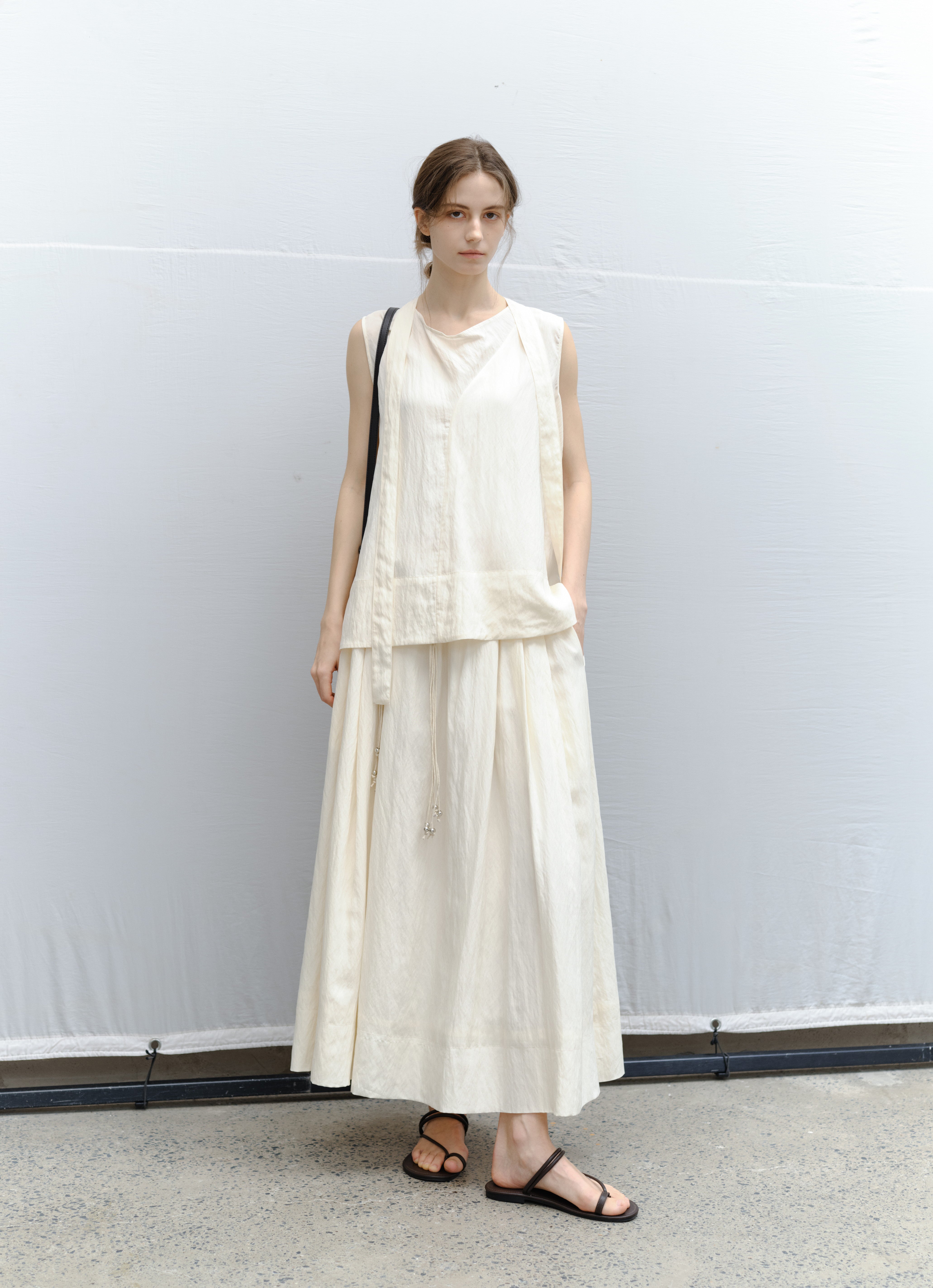 DRY CRINKLE SMOOTH SKIRT / ドライクリンクルスムーススカート