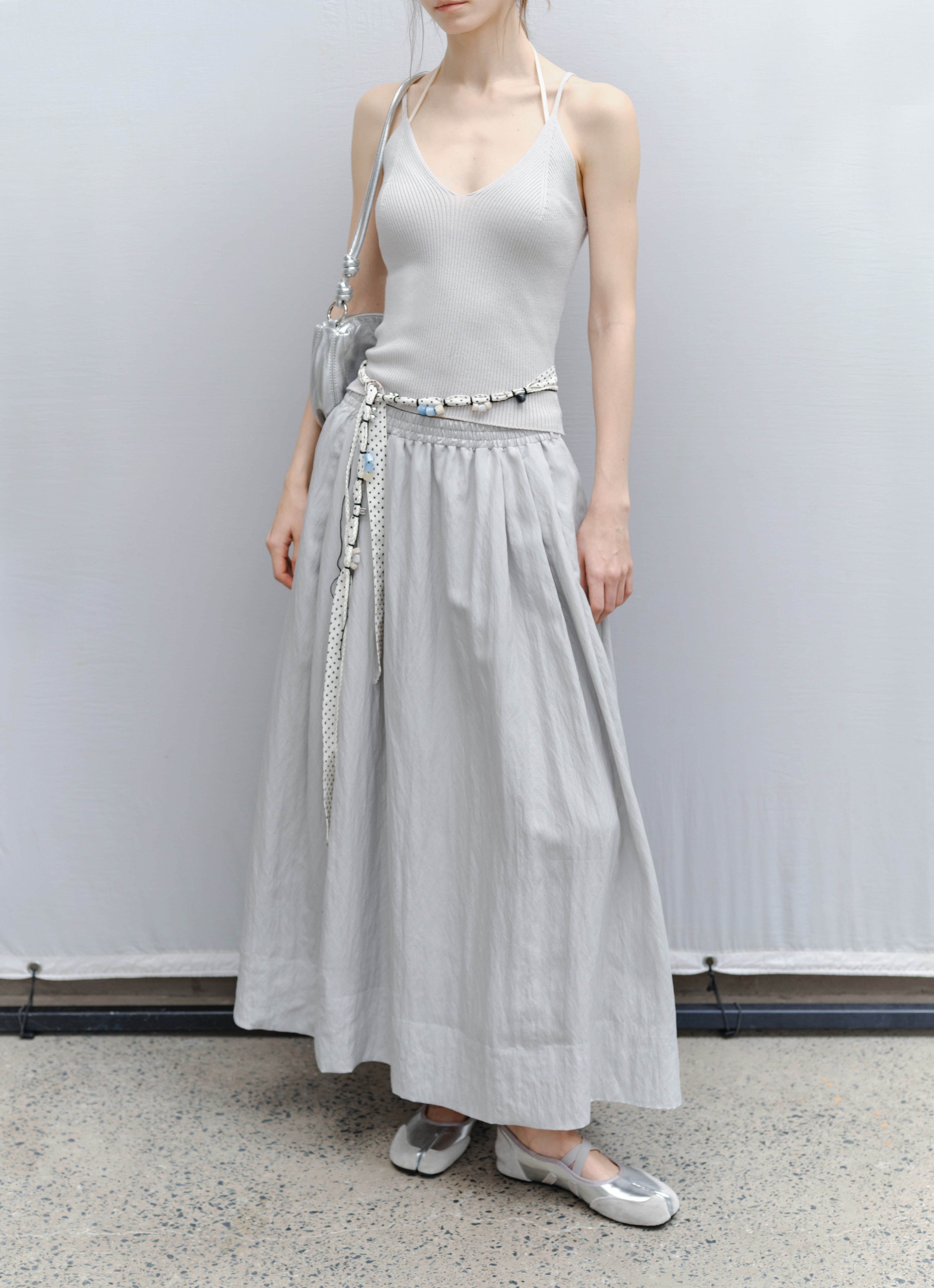 DRY CRINKLE SMOOTH SKIRT / ドライクリンクルスムーススカート